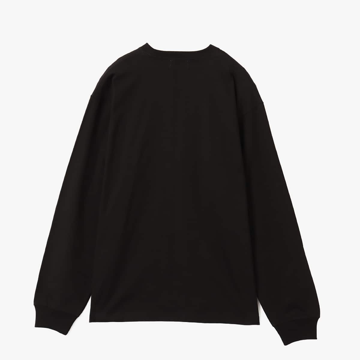 atmos PATCH LOGO LS T-Shirt BLACKの画像