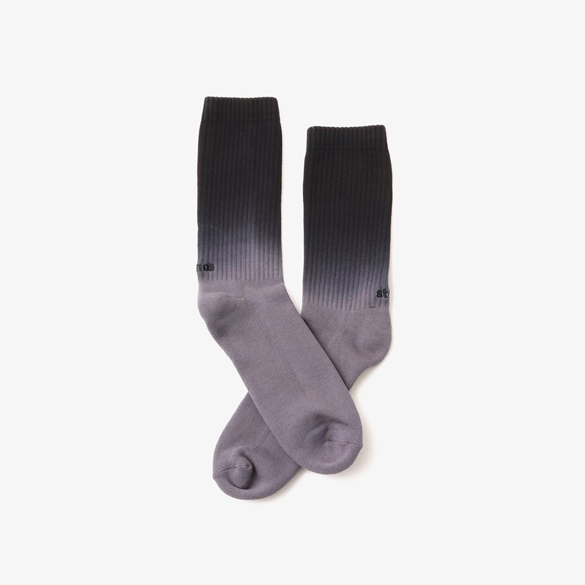 atmos GRADATION COLOR SOCKS BLACKの画像