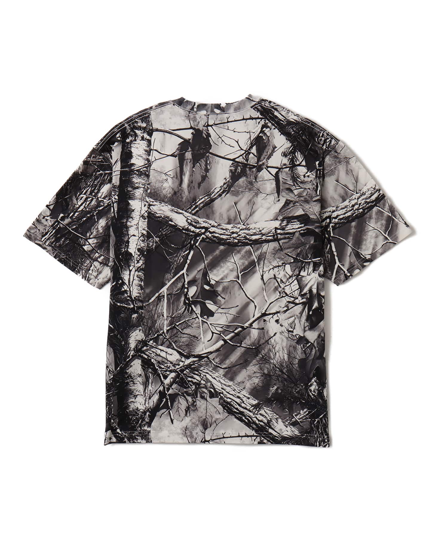 atmos Embroidery Classic Logo CAMO T-shirt BLACKの画像