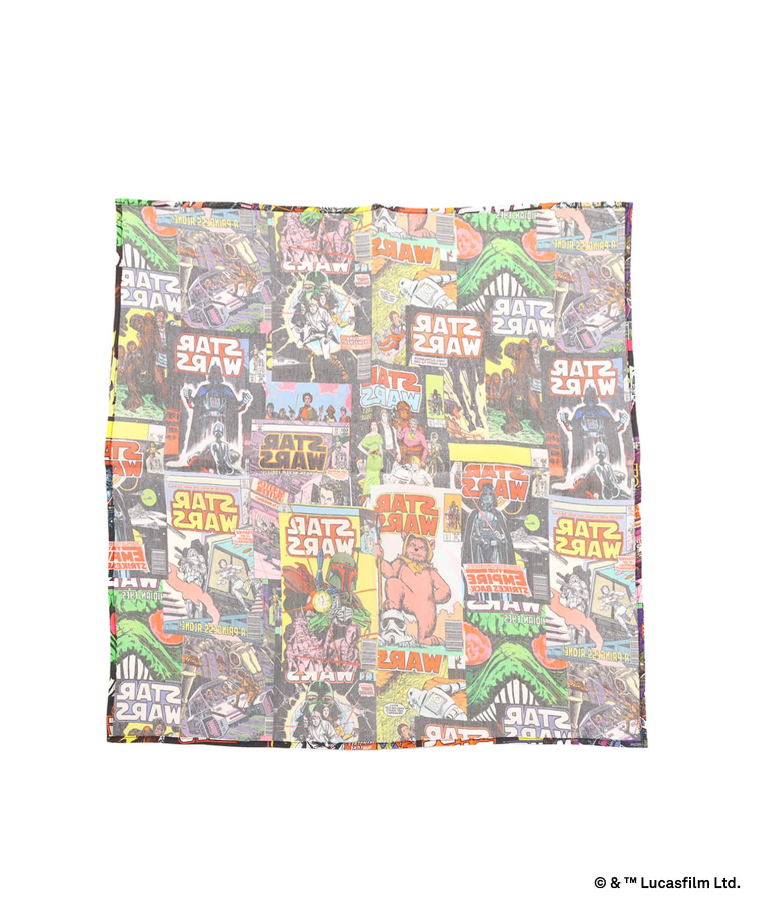 atmos [STAR WARS] Comic Cover Pattern Bandanna MULTIの画像