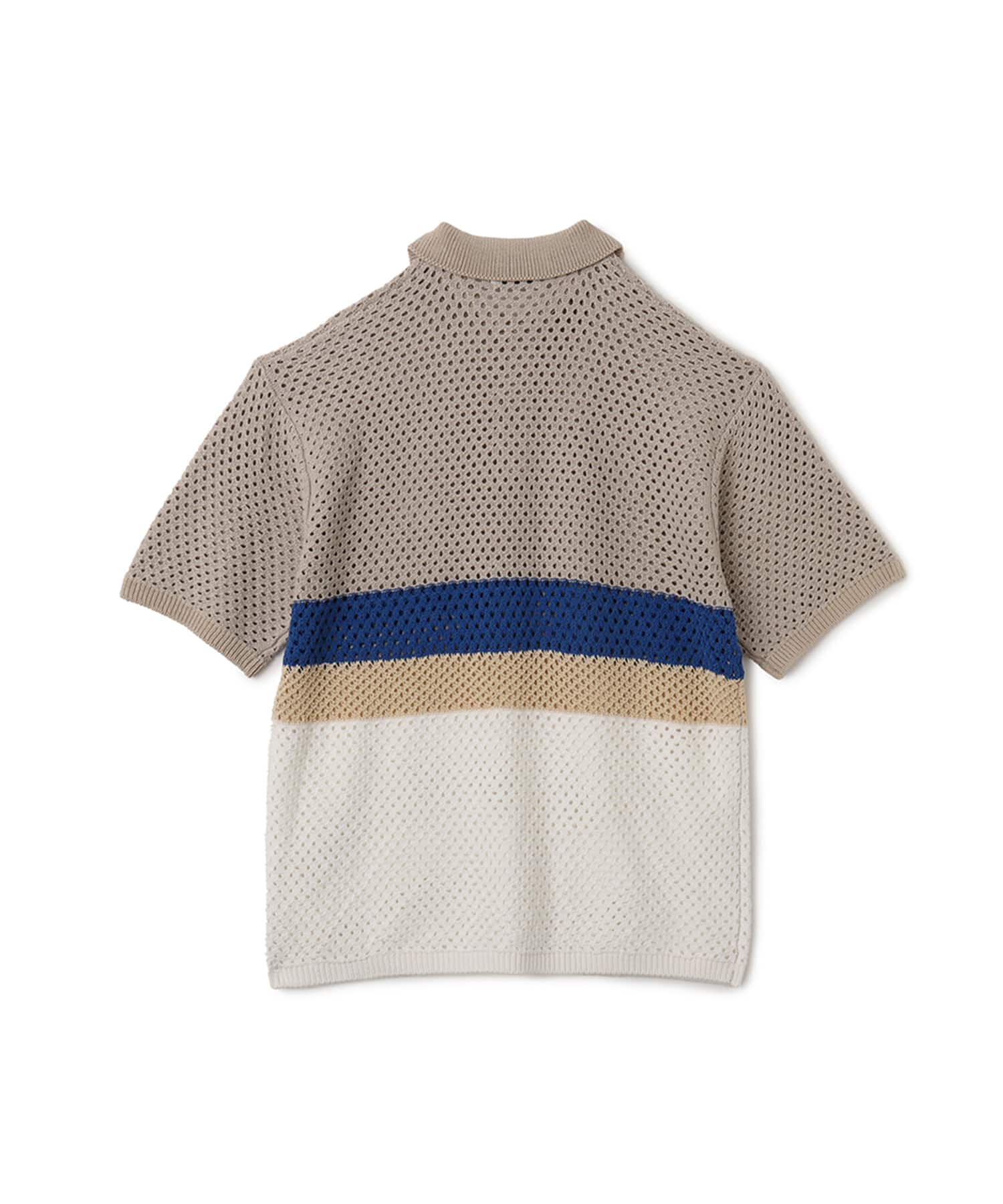 atmos Crochet Polo Sweater BEIGEの画像