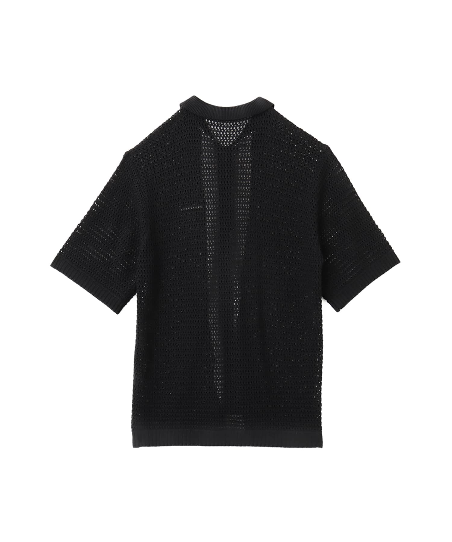 atmos S/S Gradient Knit Shirt BLACKの画像