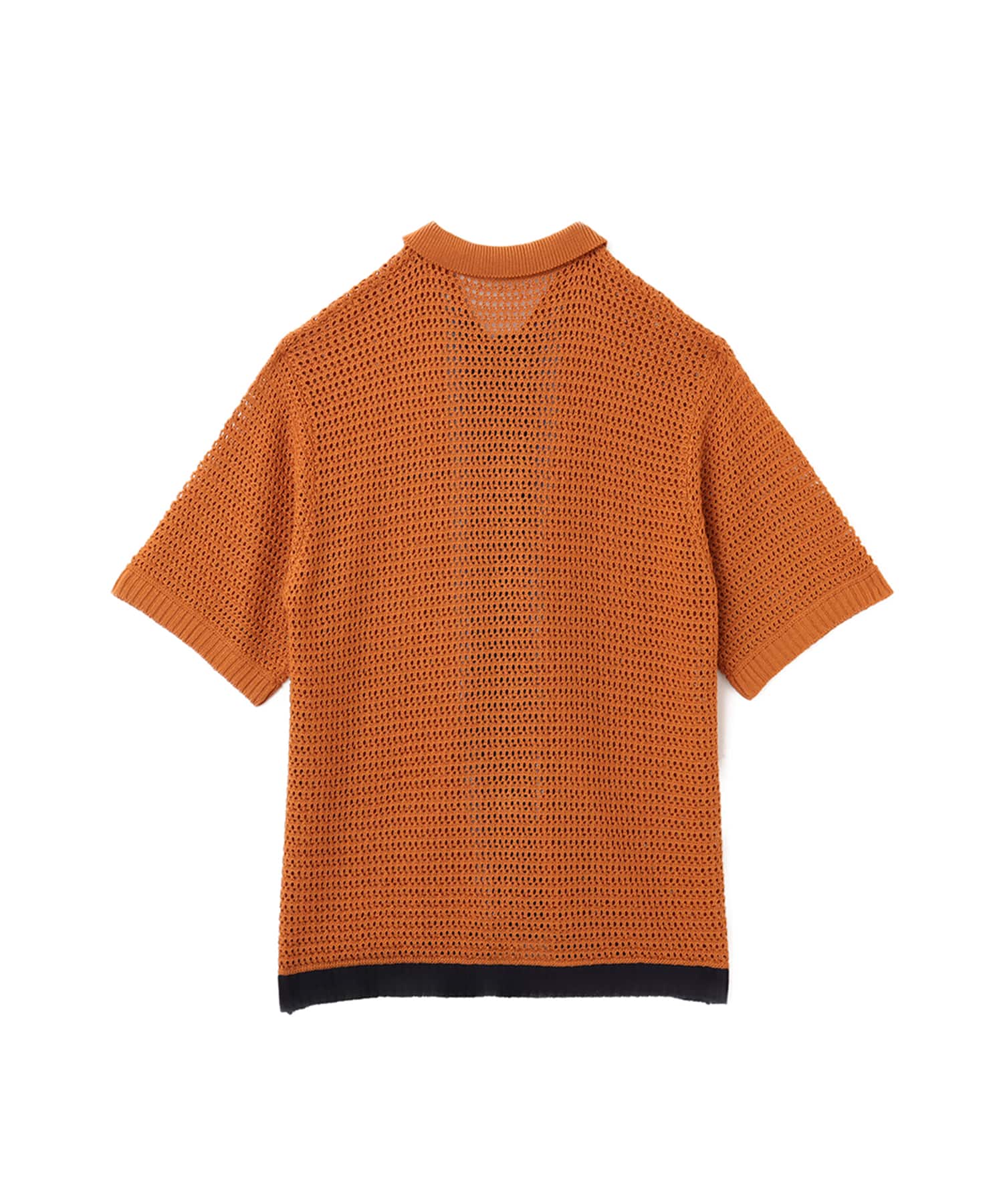 atmos S/S Gradient Knit Shirt ORANGEの画像