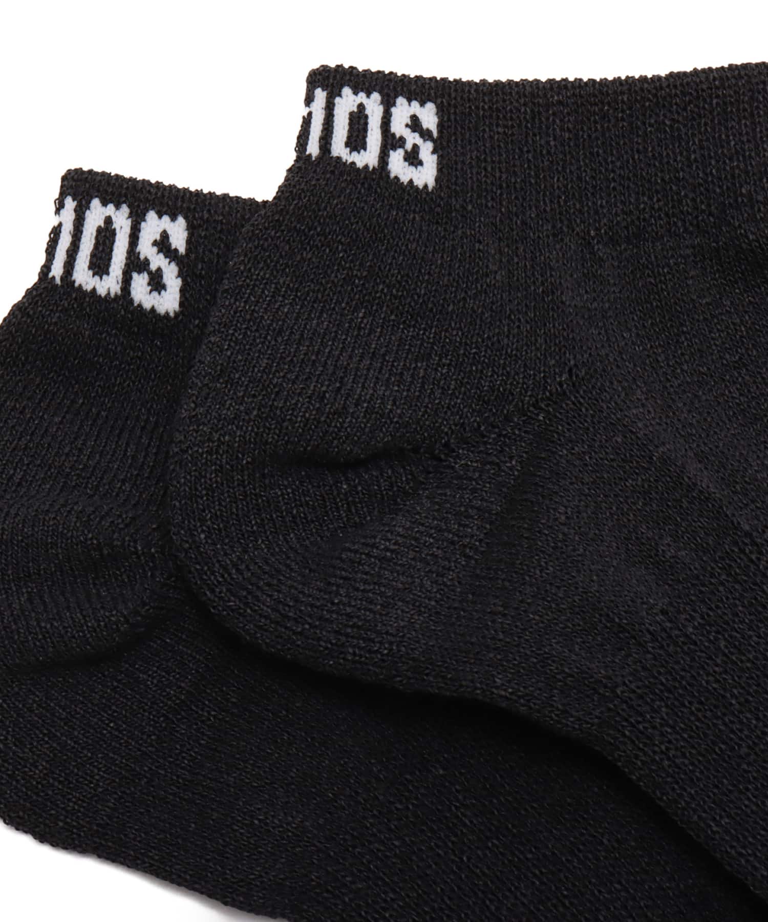 atmos Paper Yarn Ankle Socks BLACKの画像