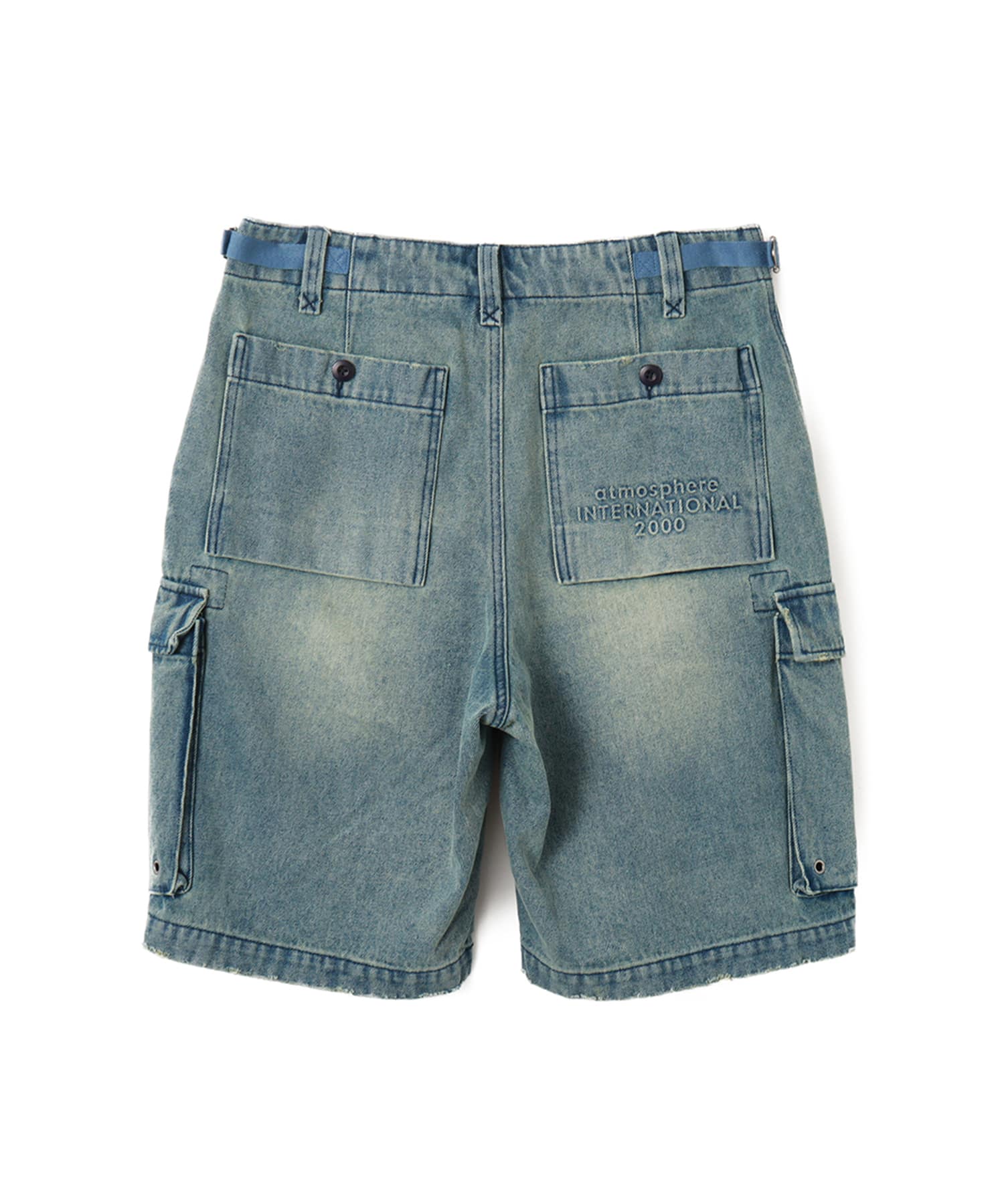 atmos Baggy Cargo Shorts BLUEの画像