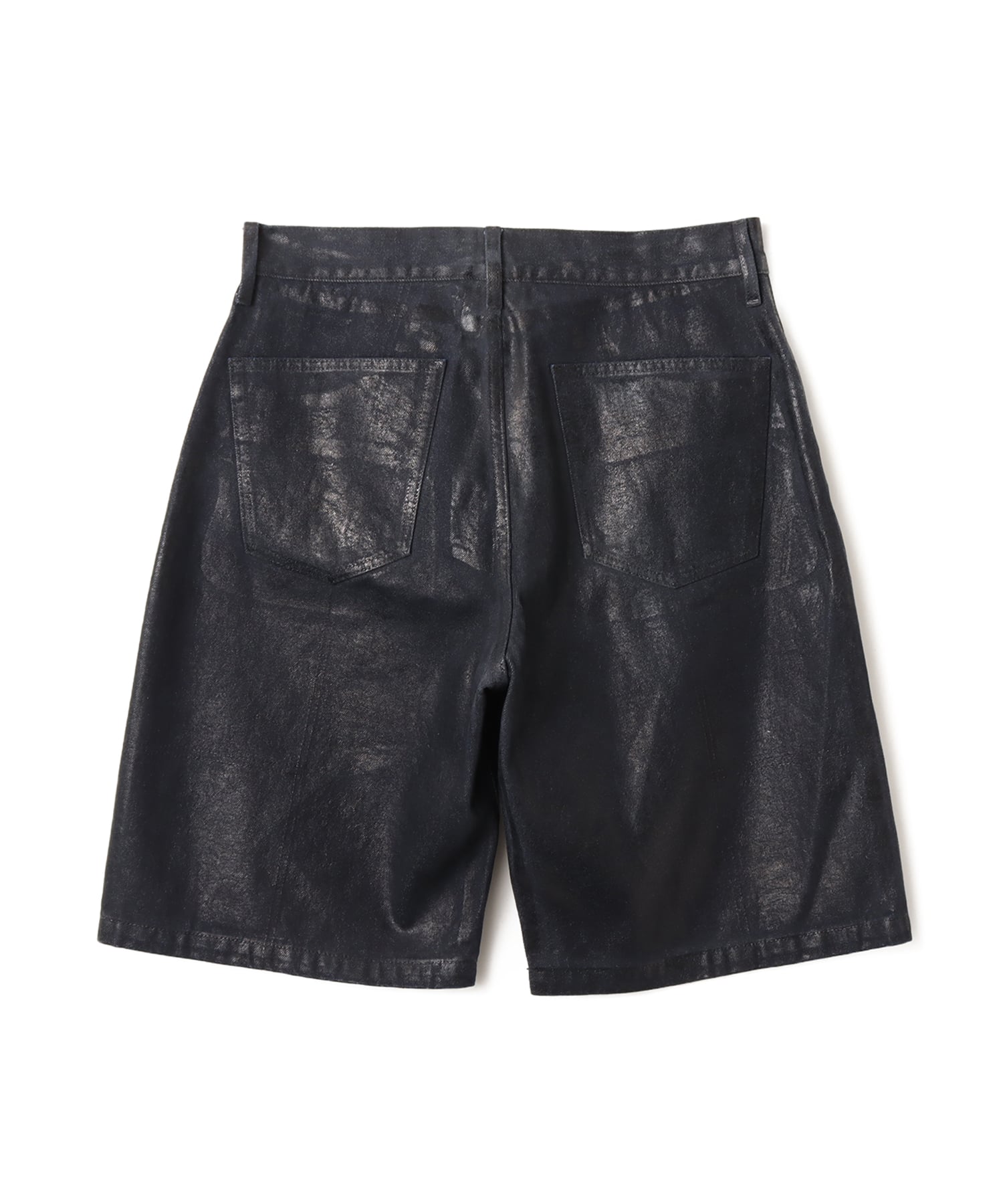 atmos Foil Print Denim Shorts BLUEの画像