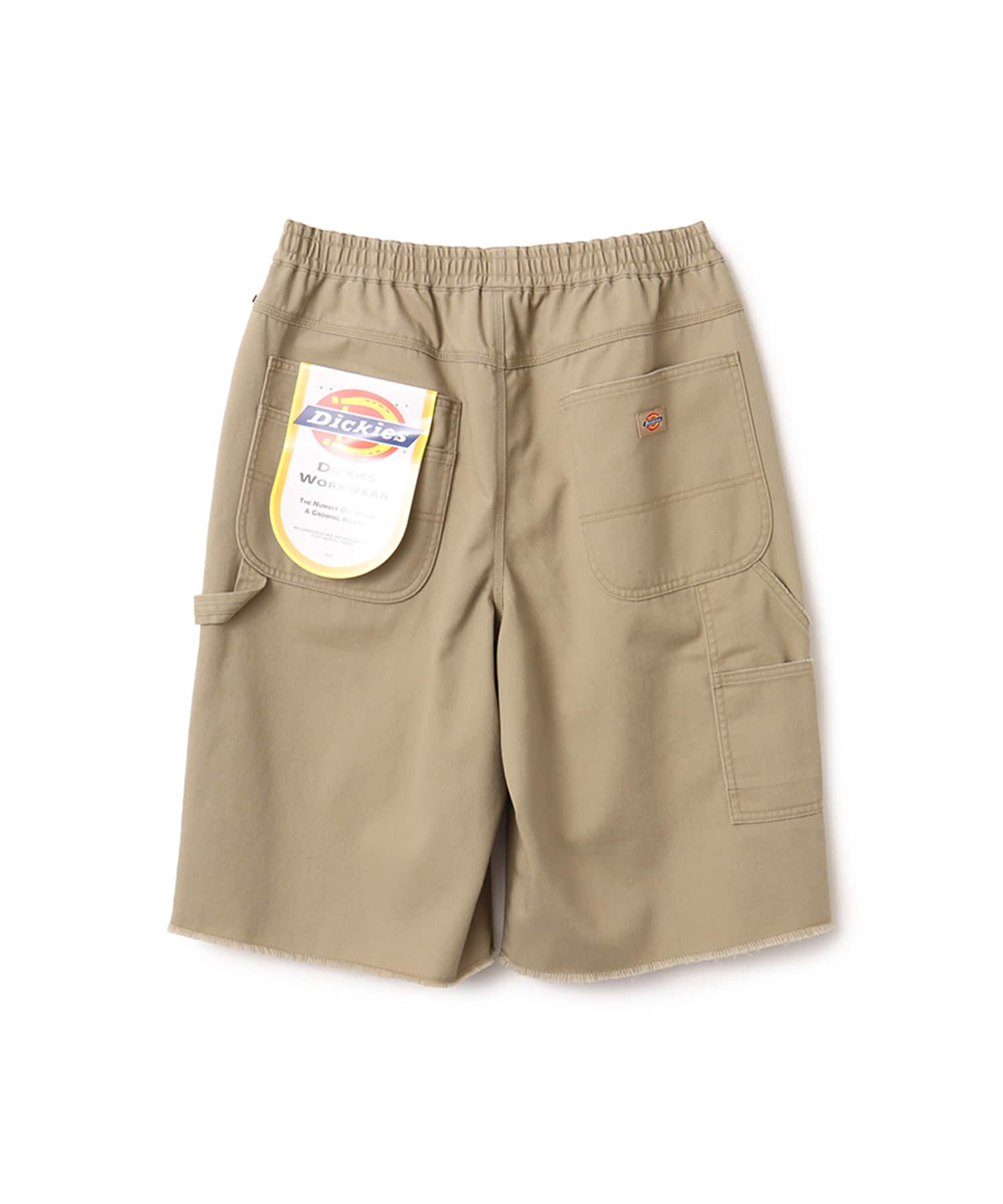 Dickies x atmos EASY DOUBLE KNEE PAINTER SHORTS BEIGEの画像