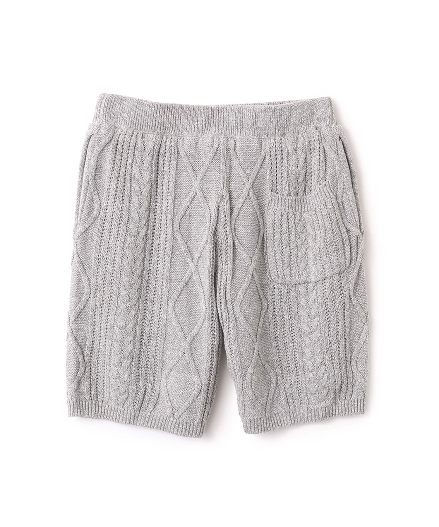 atmos Cable Knit Short Pants GRAYの画像