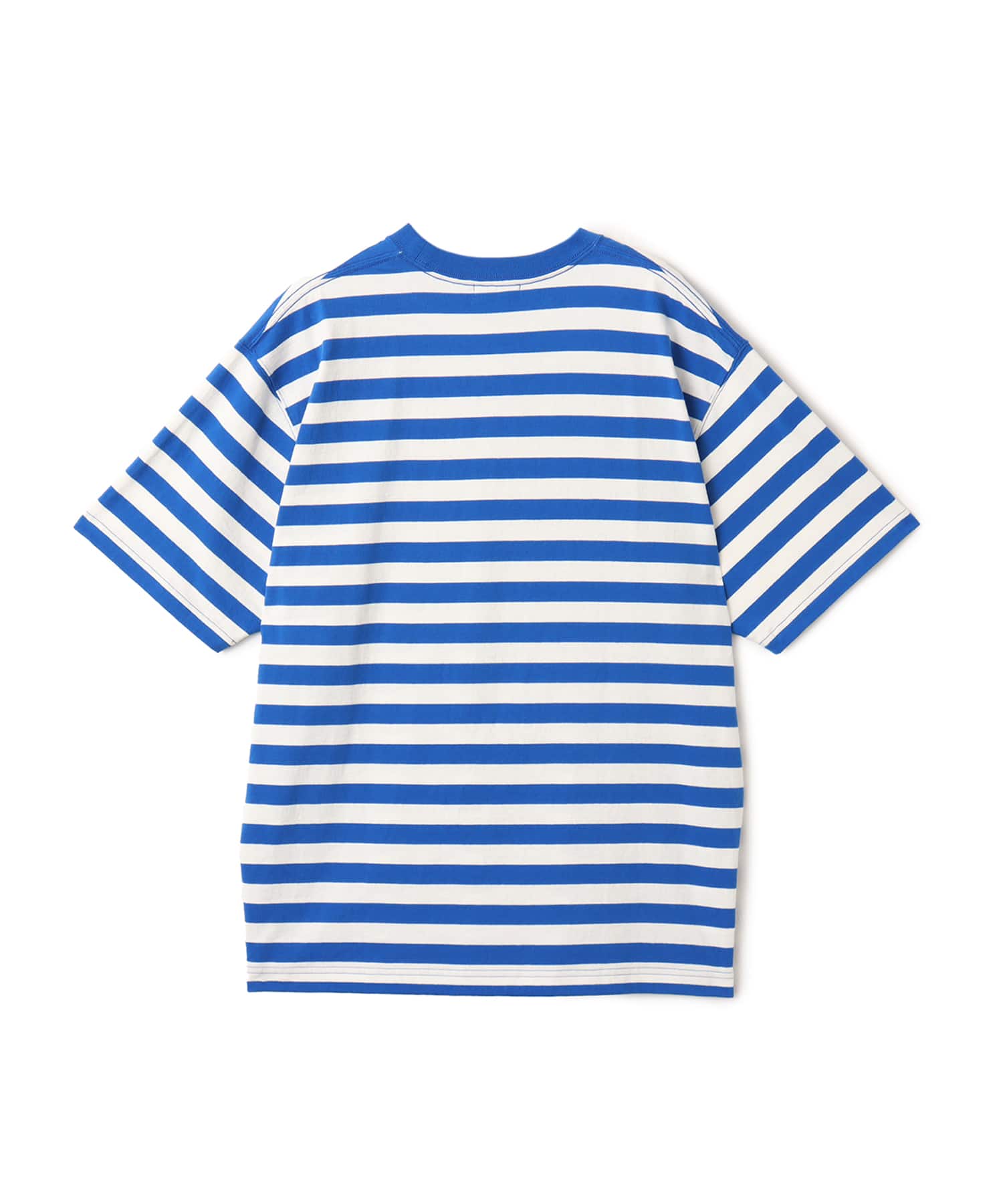 atmos Foam Logo Border T-shirt BLUEの画像