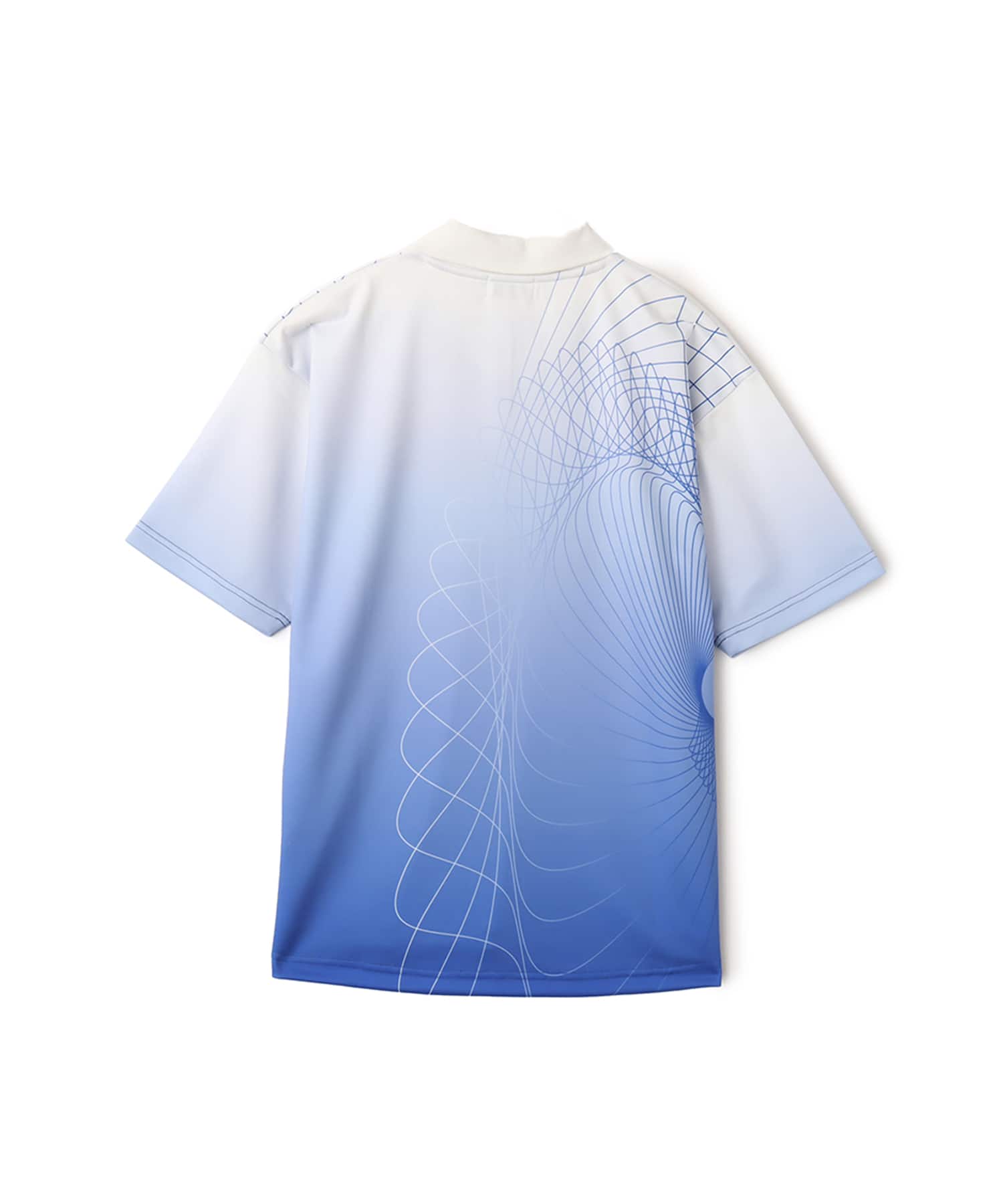 atmos Soccer Jersey Game Polo Shirt BLUEの画像