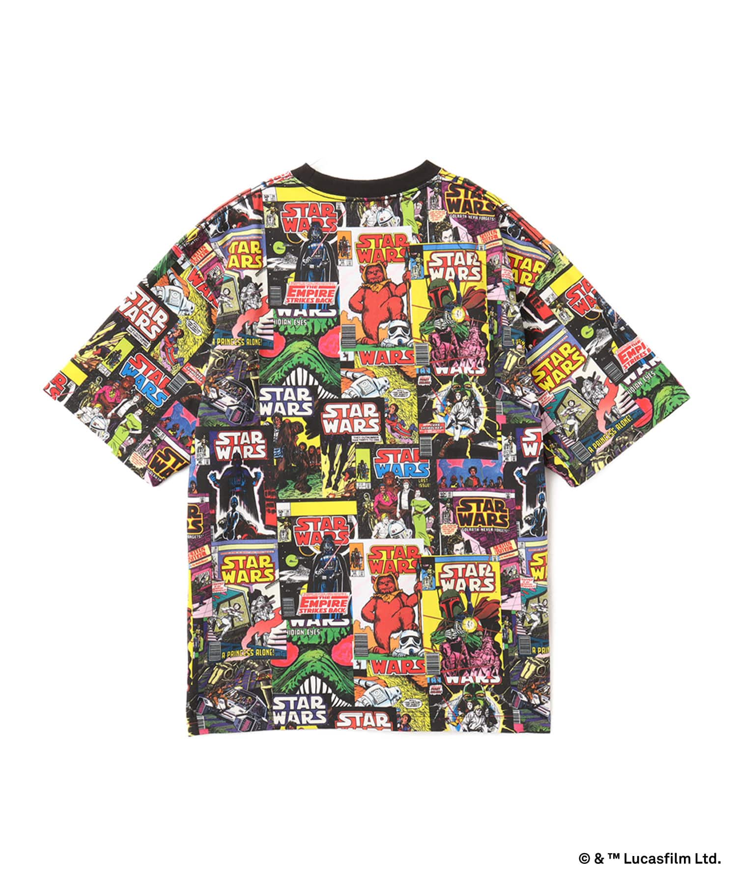 atmos [STAR WARS] Comic Cover Pattern T-shirt MULTIの画像