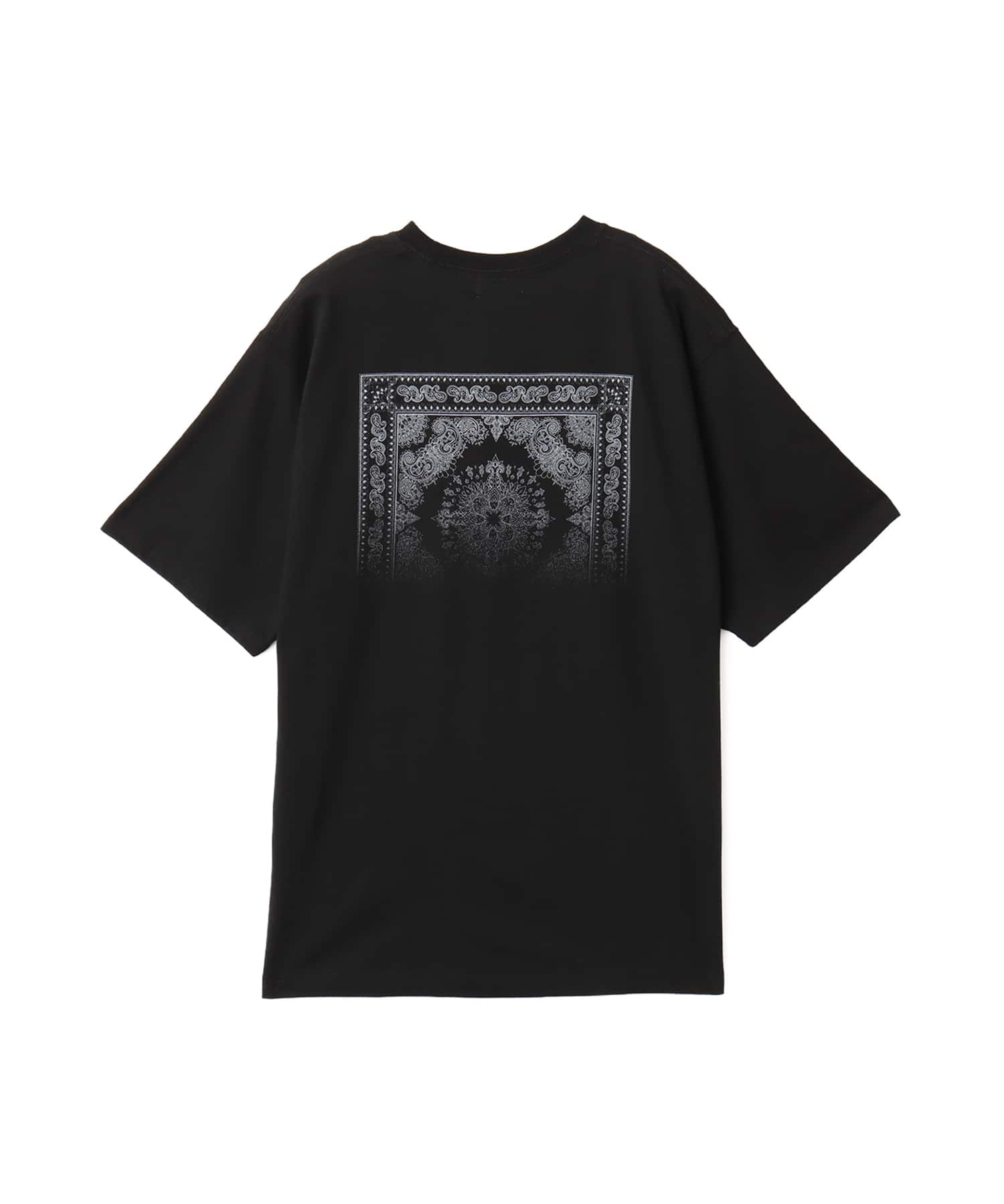atmos Bandana Print T-shirt BLACKの画像