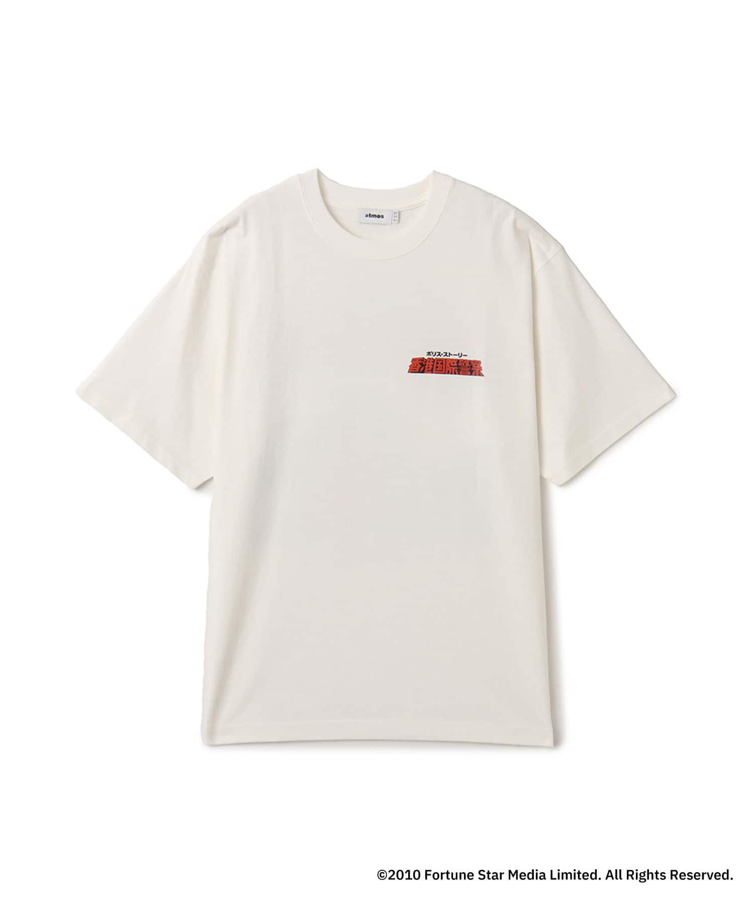 POLICE STORY x atmos Back Print T-shirt WHITEの画像