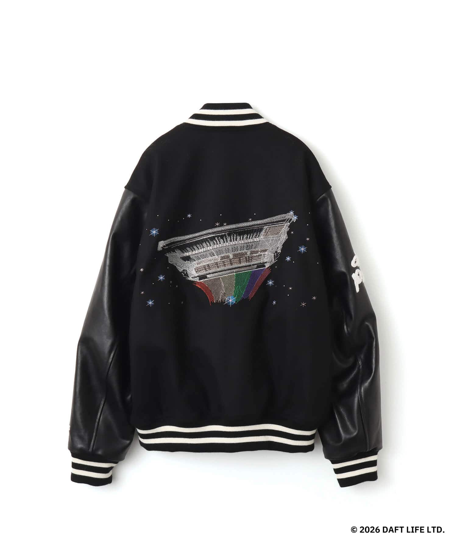 atmos x Daft Punk Random Access Memories Varsity Jacket BLACKの画像