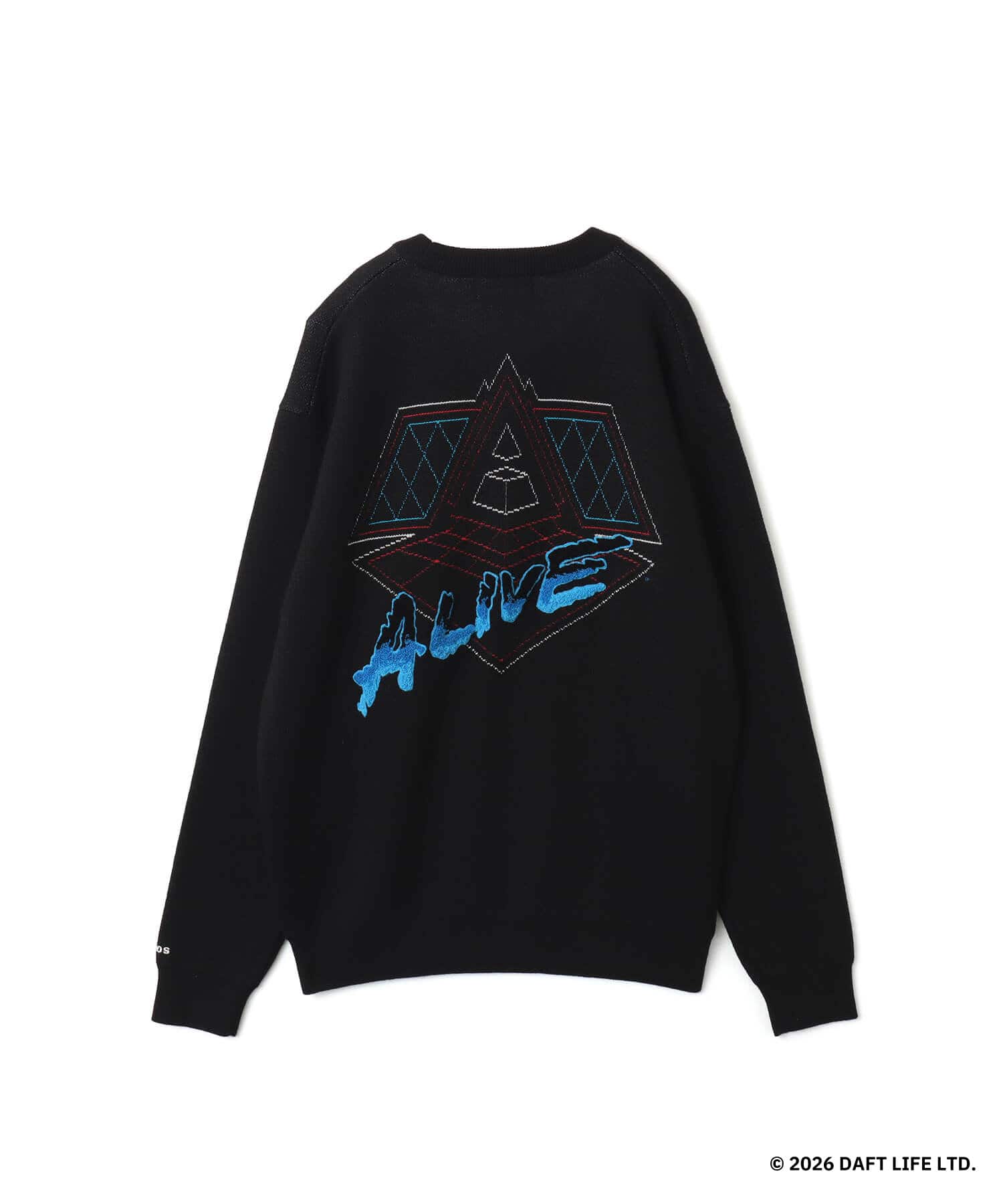 atmos x Daft Punk Alive 2007 Jacquard Knit Sweater BLKの画像