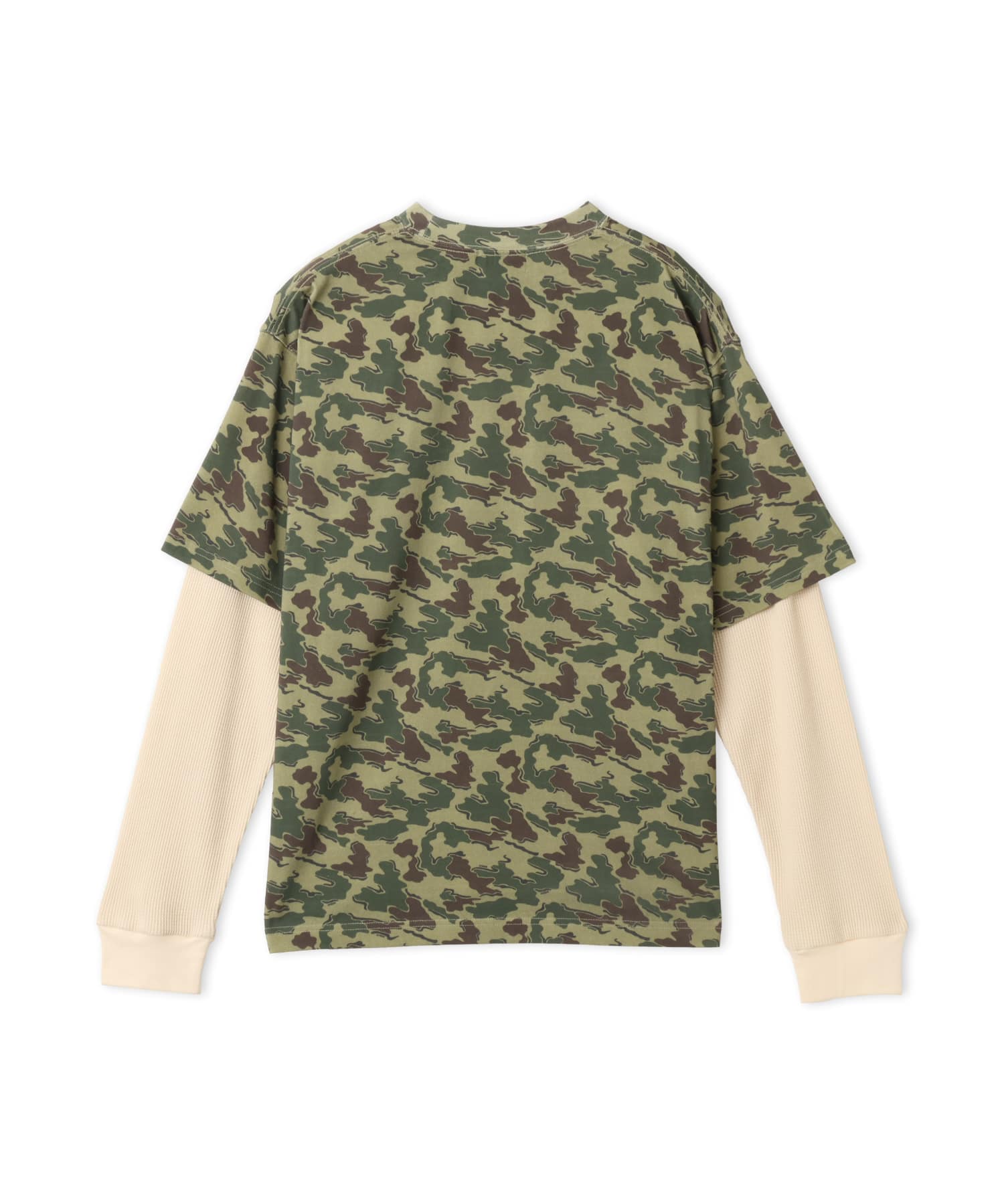 atmos Layered Sleeves LS T-shirt CAMOUFLAGEの画像