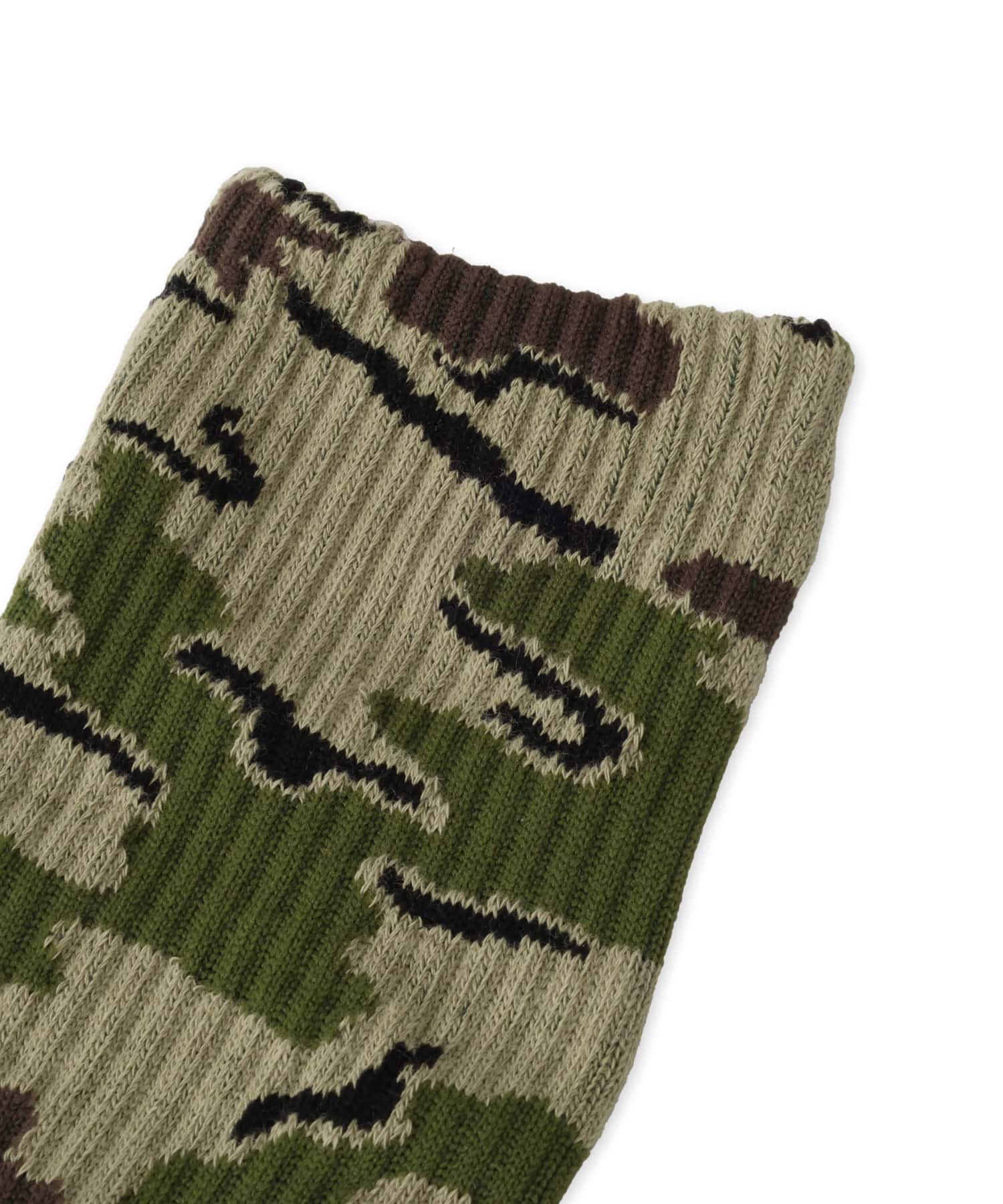 atmos Jacquard Camo Socks CAMOUFLAGE GRAYの画像