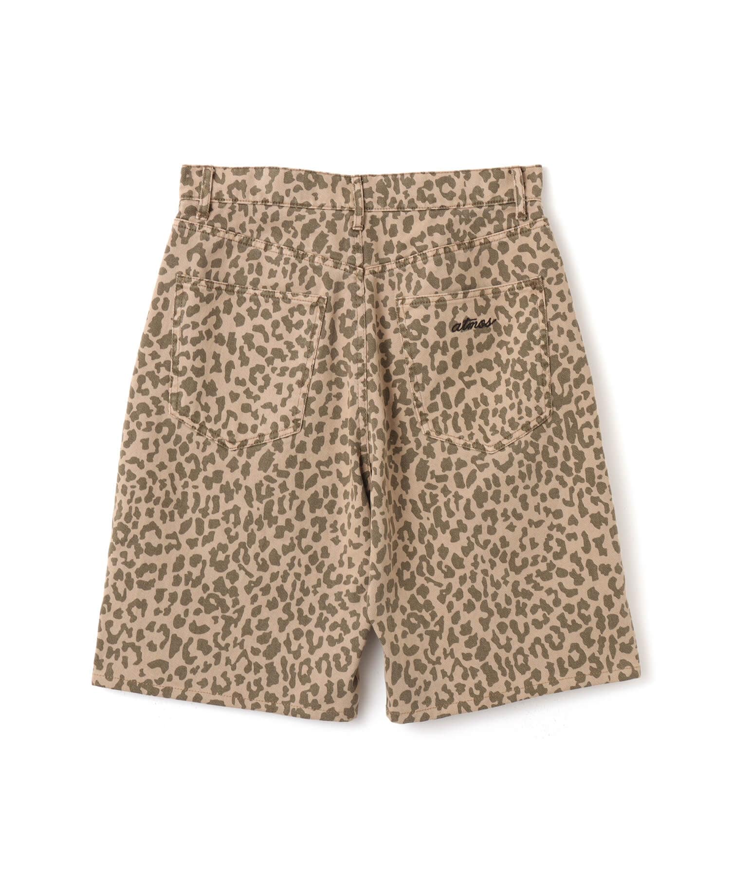 atmos Leopard Pattern Baggy Shorts KHAKIの画像