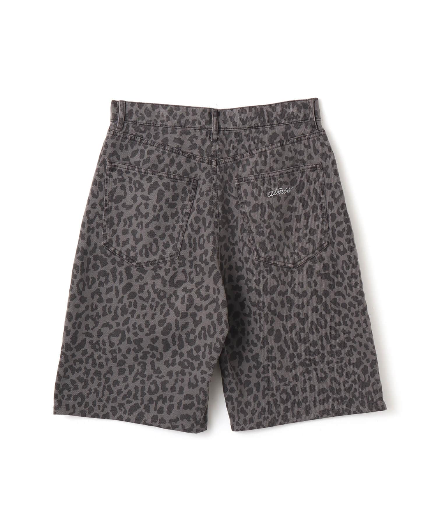 atmos Leopard Pattern Baggy Shorts LIGHT BLACKの画像