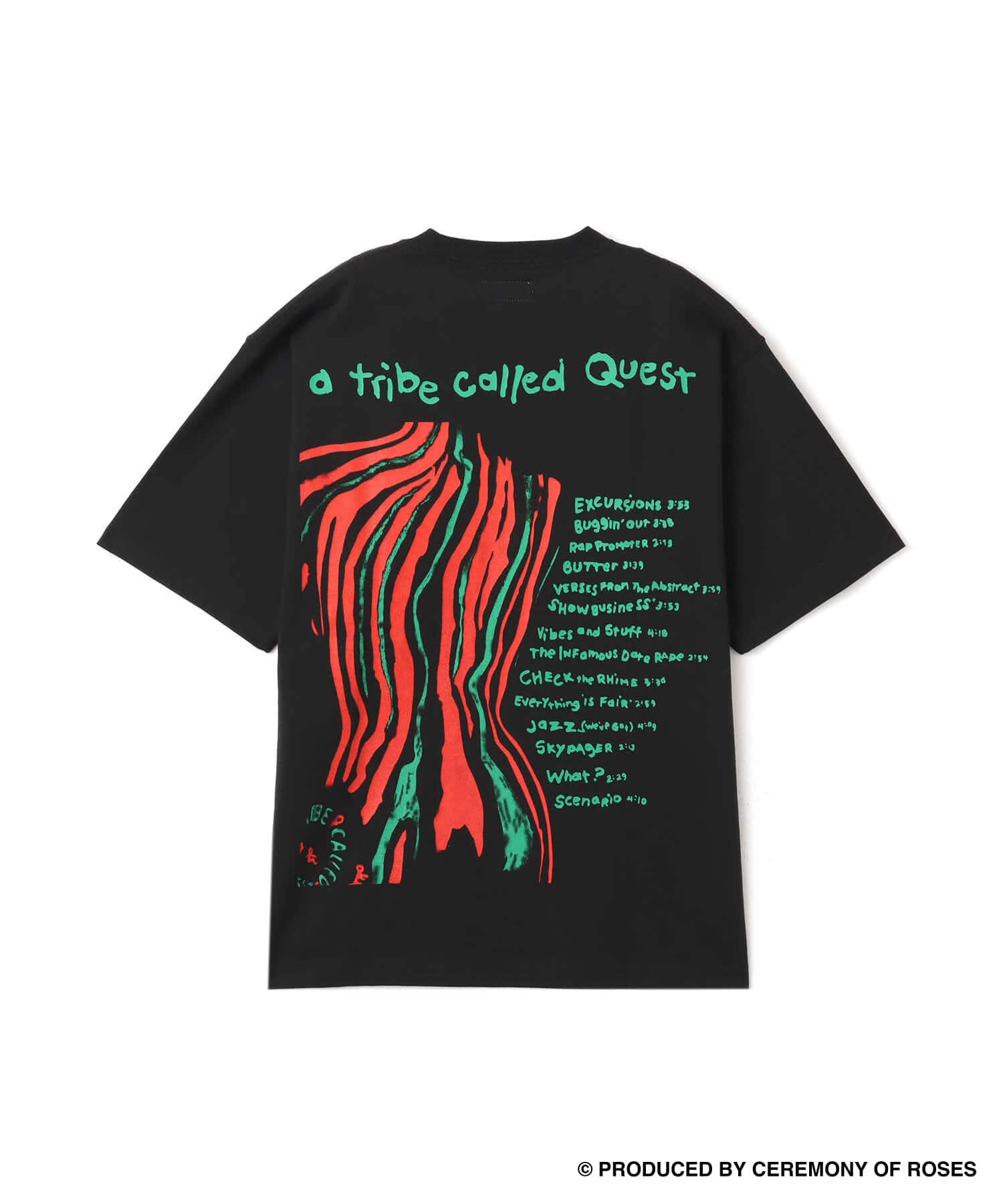 atmos x ATCQ The Low End Theory T-shirt BLACKの画像