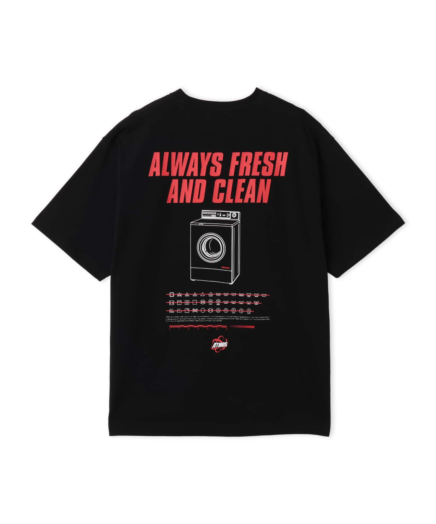 atmos Laundry Print T-shirt BLACKの画像