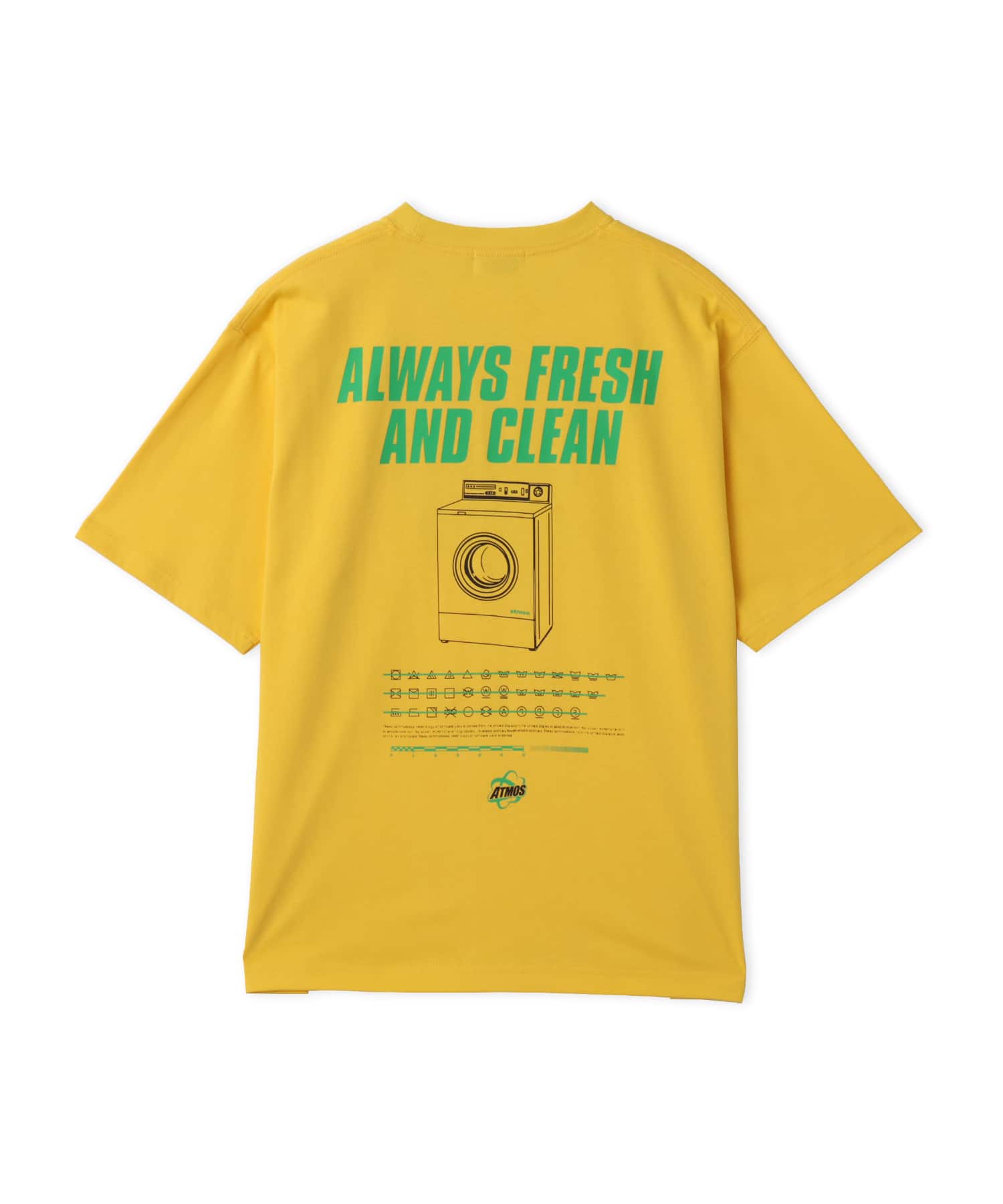 atmos Laundry Print T-shirt YELLOWの画像