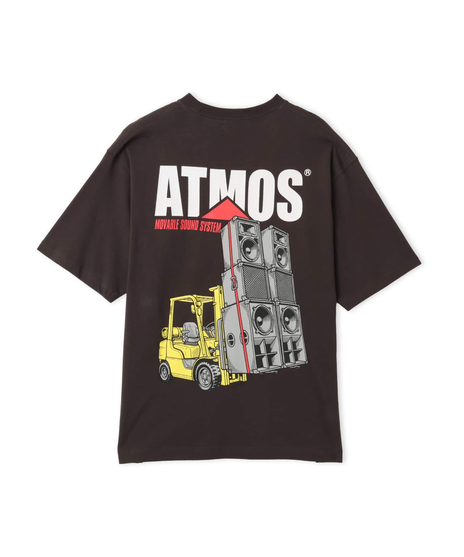 atmos ForkLift & Amplifier Print T-shirt BLACKの画像