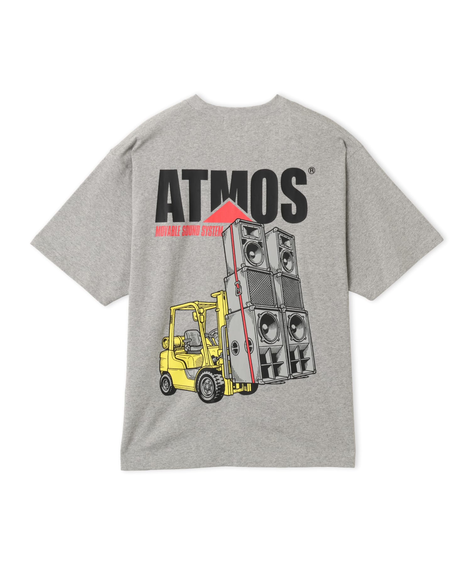 atmos ForkLift & Amplifier Print T-shirt GRAYの画像