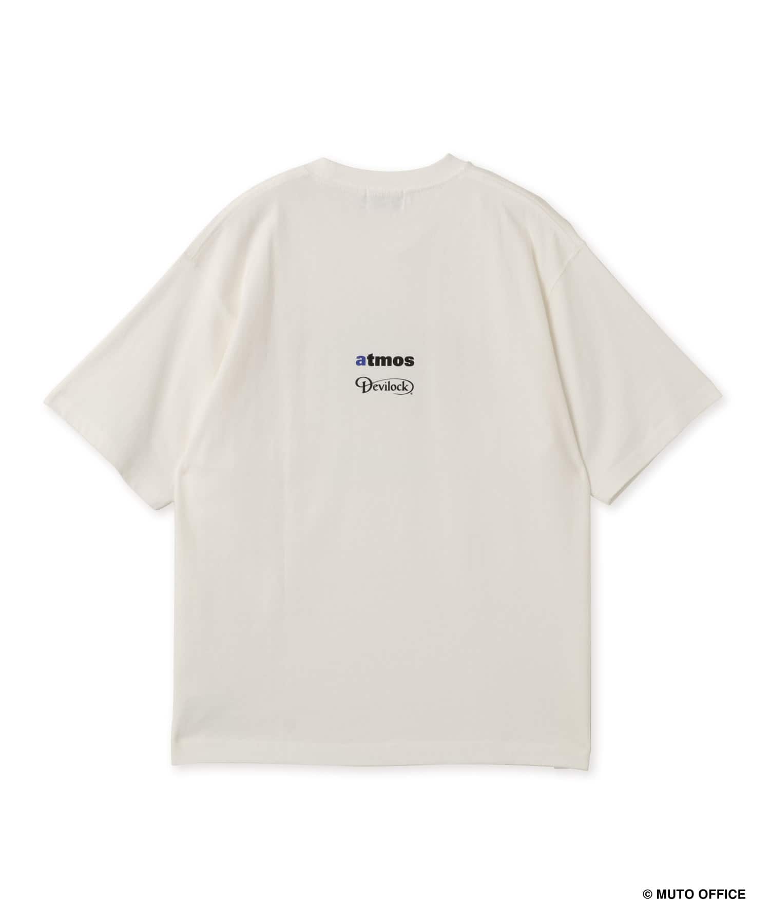 GREAT MUTA x Devilock x atmos T-shirt WHITEの画像