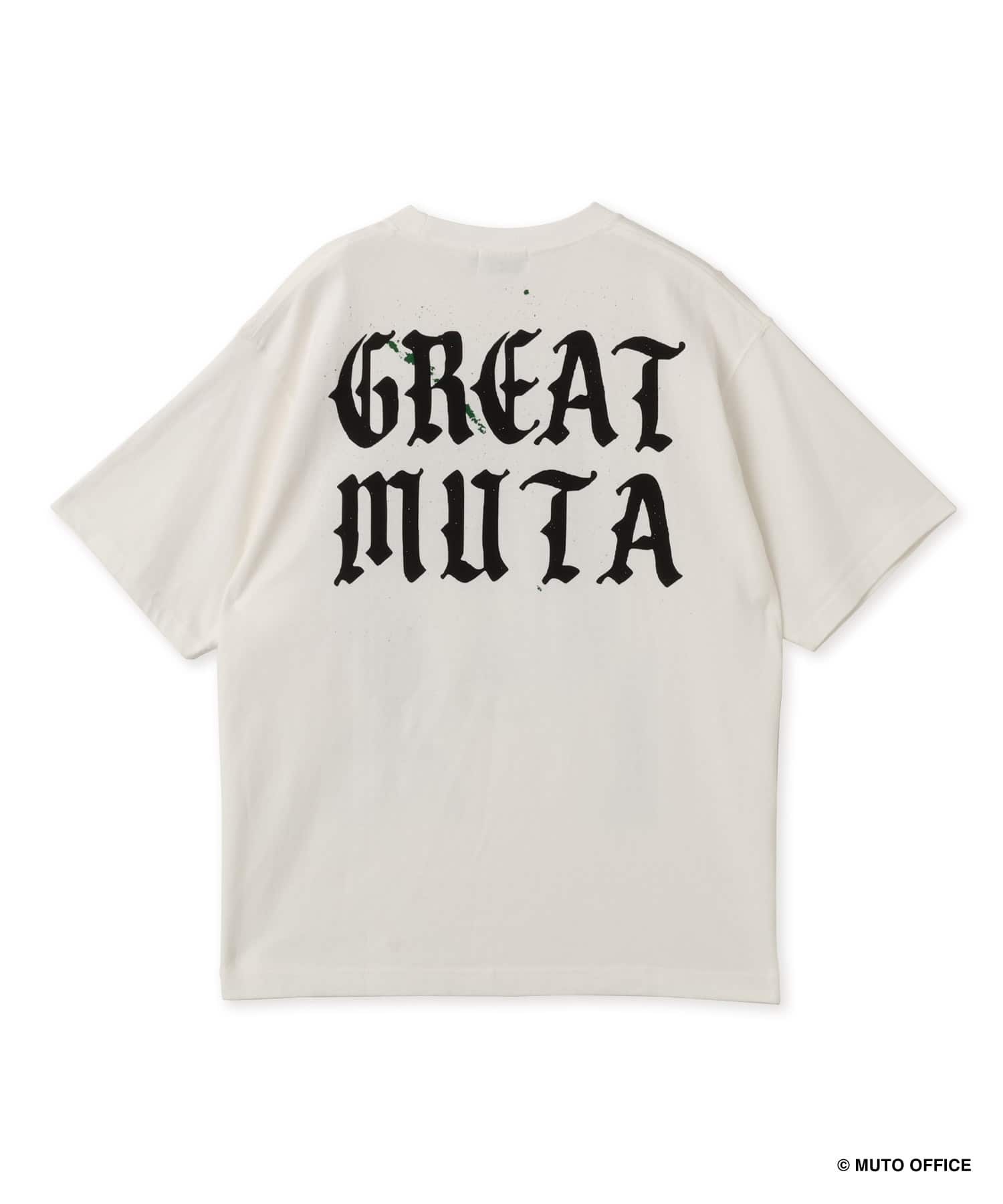 GREAT MUTA x Kosuke Kawamura x atmos T-shirt 1 WHITEの画像