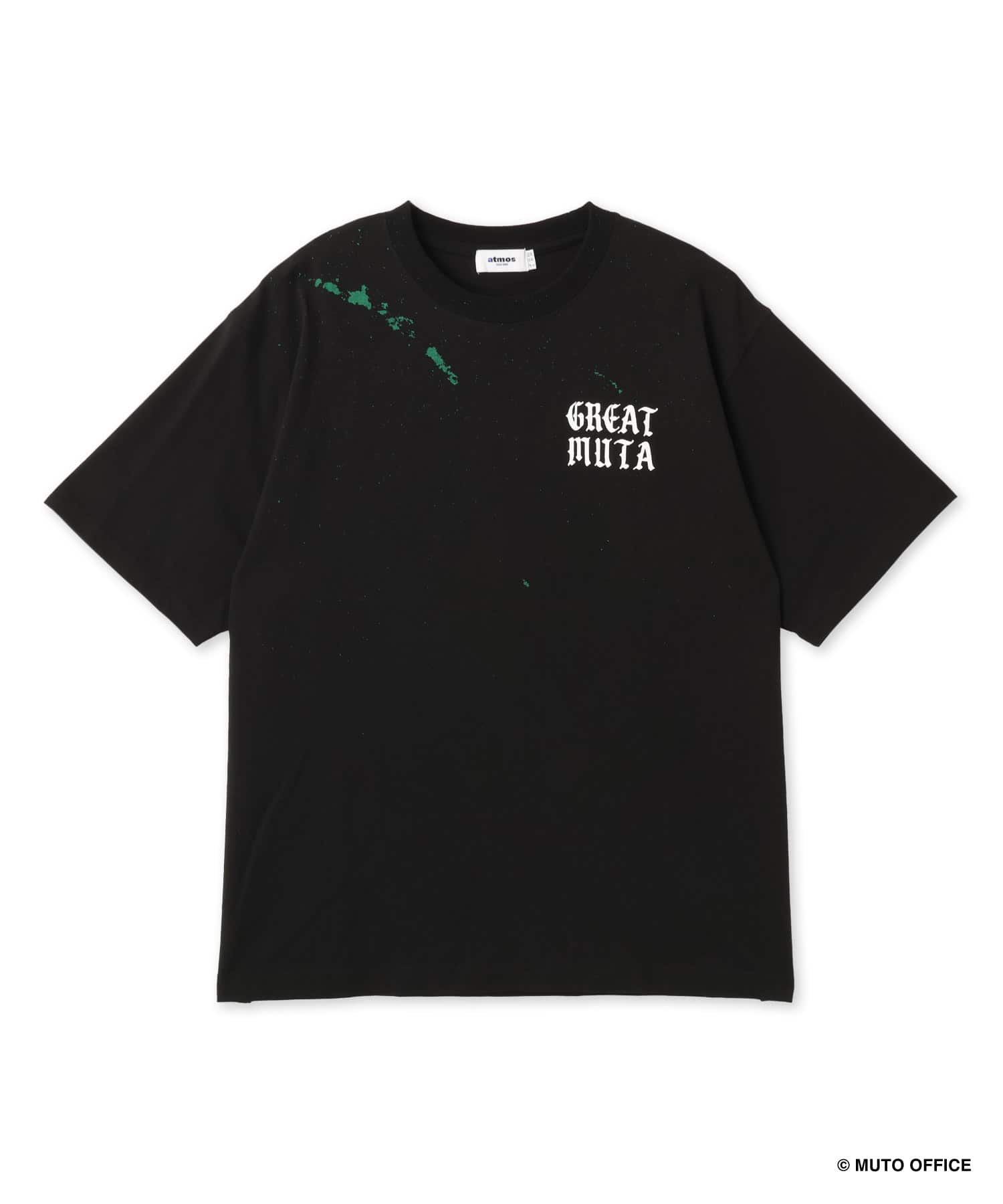 GREAT MUTA x Kosuke Kawamura x atmos T-shirt 2 BLACKの画像