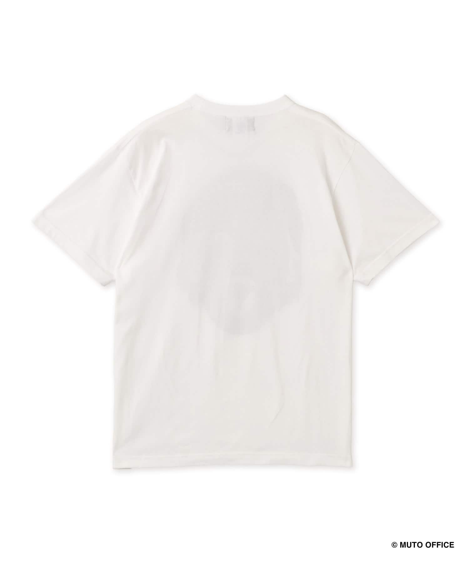 GREAT MUTA x TWOPLATOONS FACE T-Shirt RED X BLACKの画像