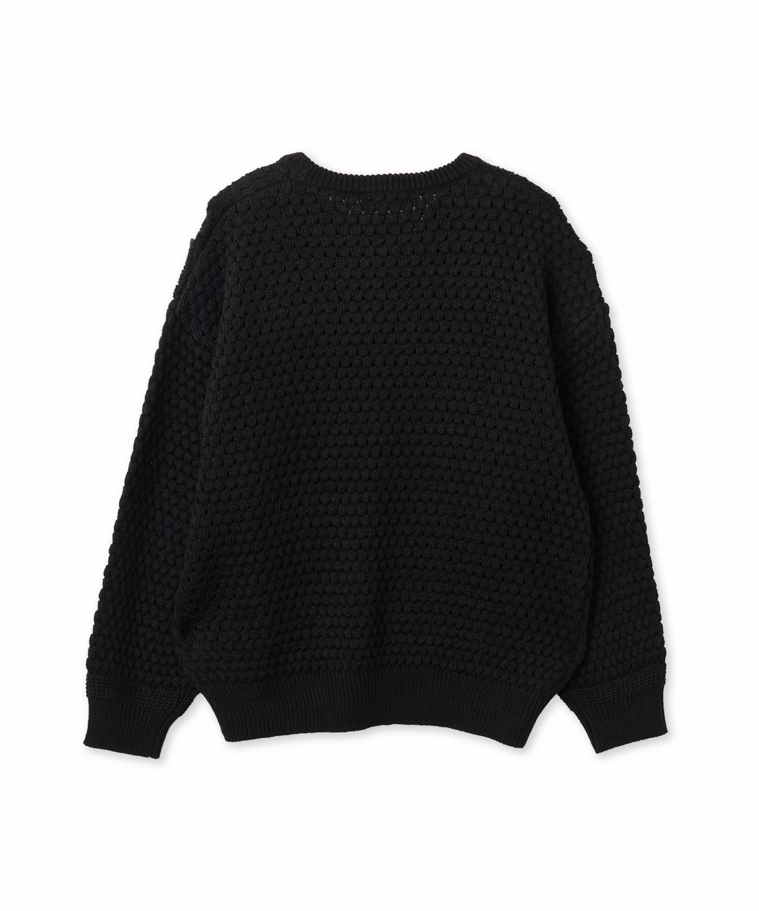 atmos Popcorn Knit Sweater BLACKの画像