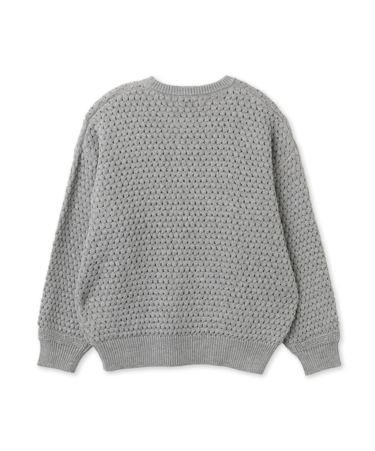 atmos Popcorn Knit Sweater GRAYの画像