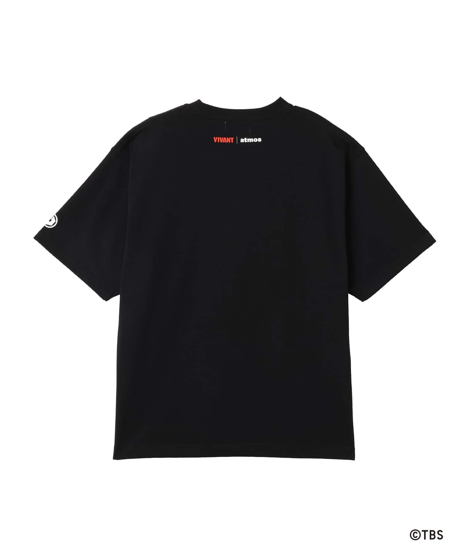 VIVANT x atmos Patch Logo T-shirt BLACKの画像