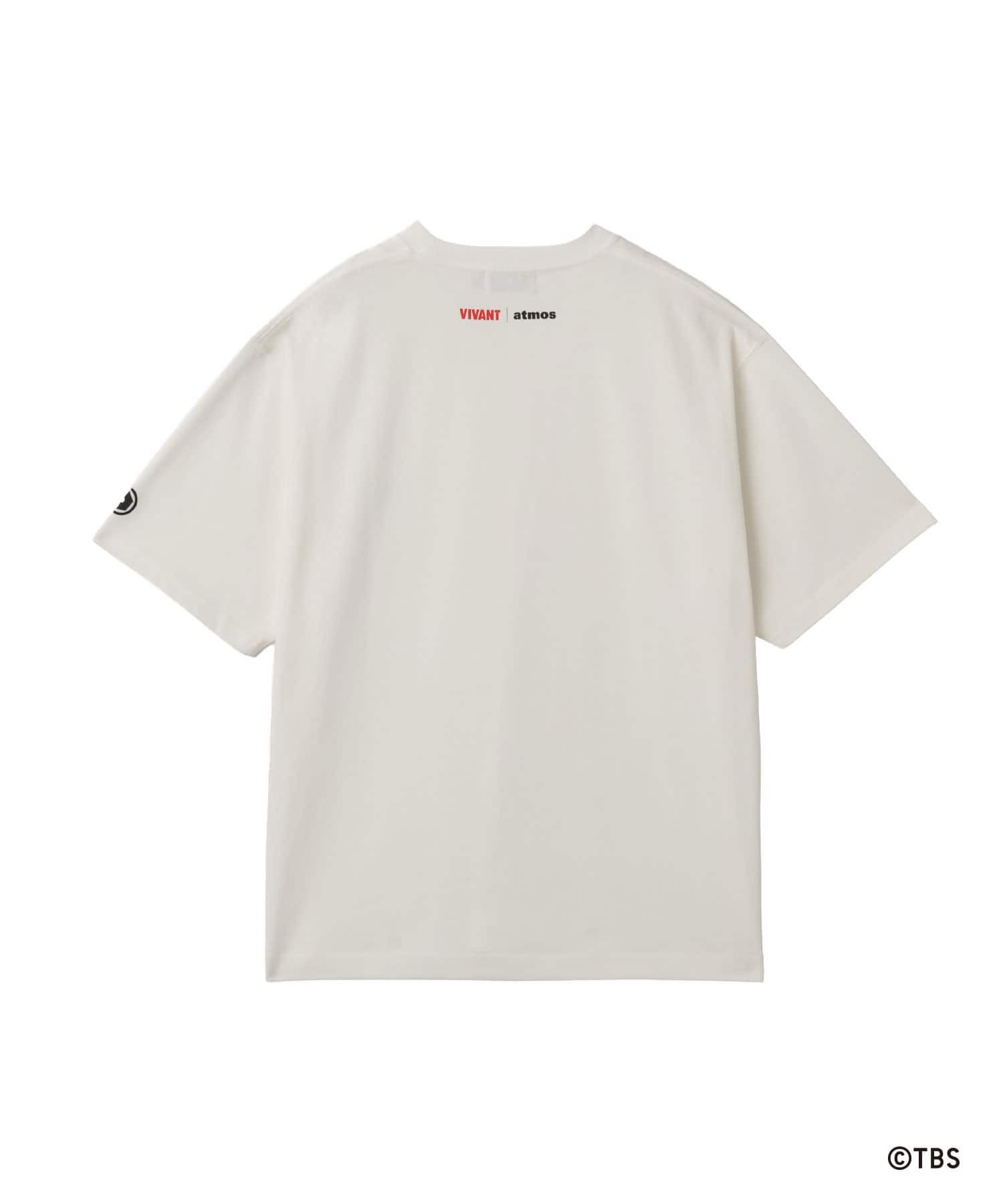 VIVANT x atmos Patch Logo T-shirt WHITEの画像
