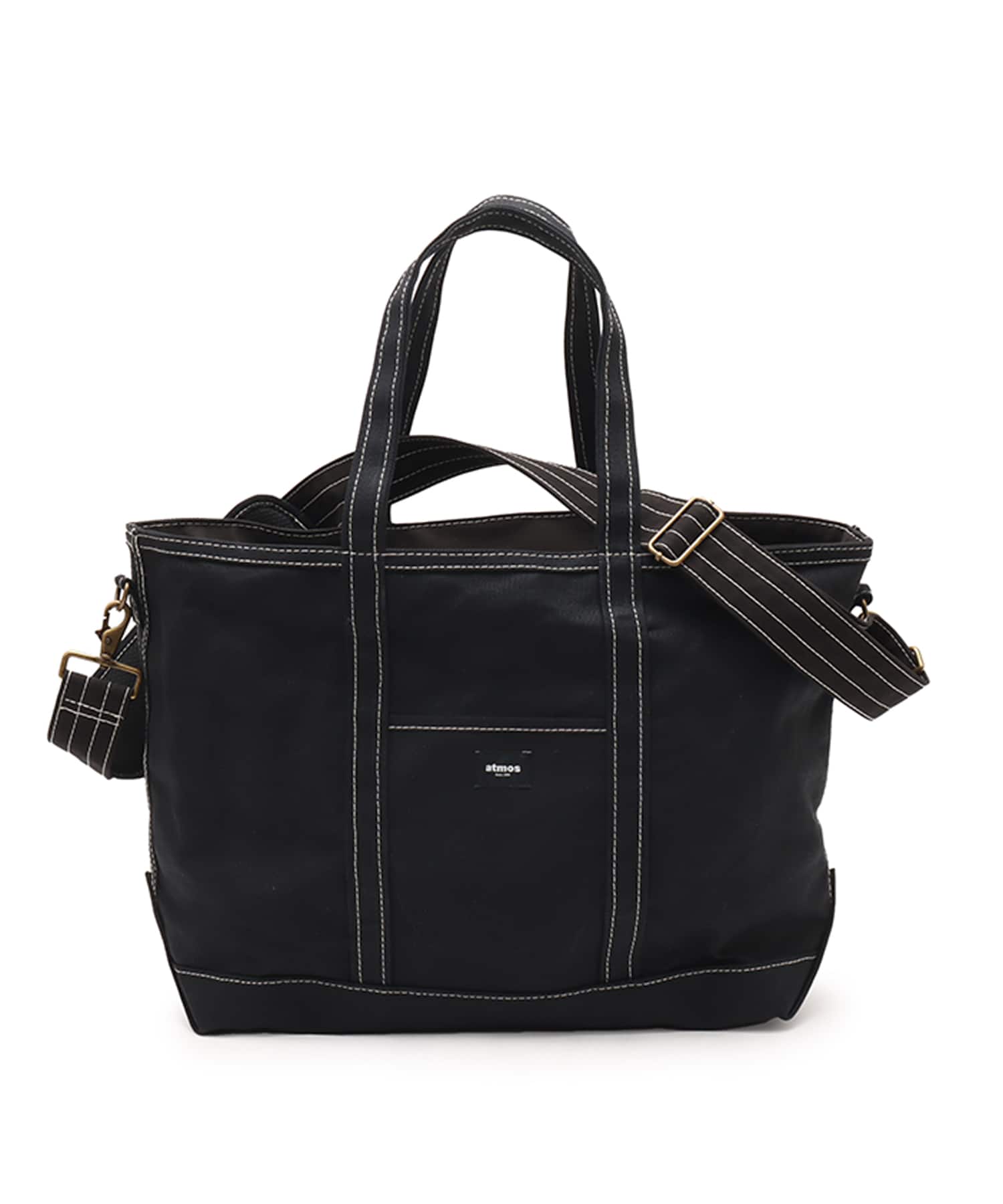 atmos Canvas Tote Bag BLACKの画像