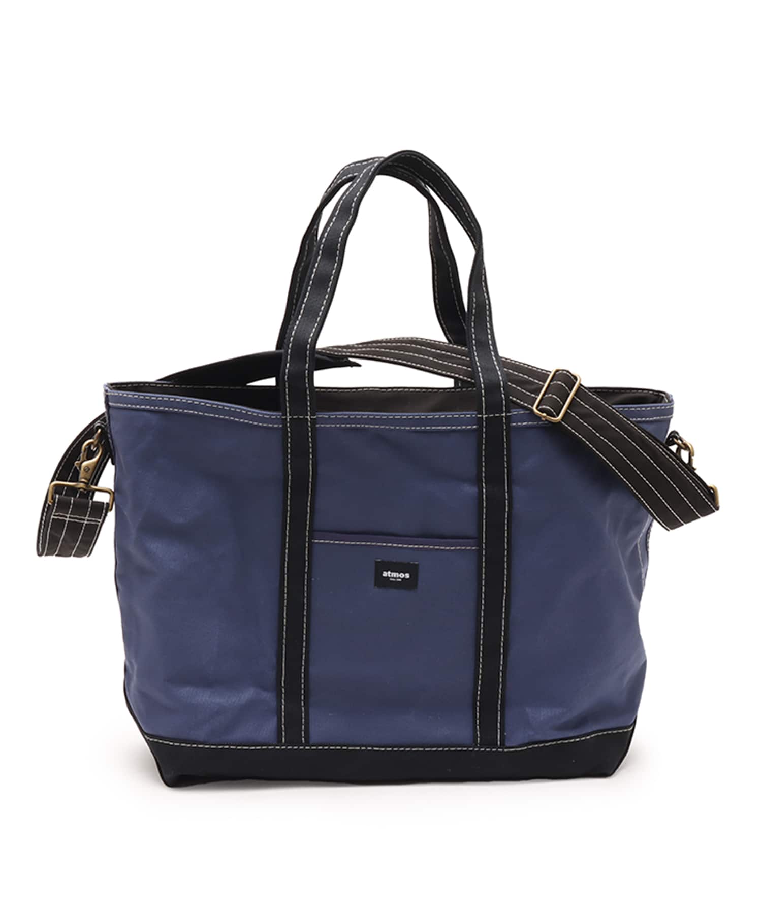 atmos Canvas Tote Bag NAVYの画像