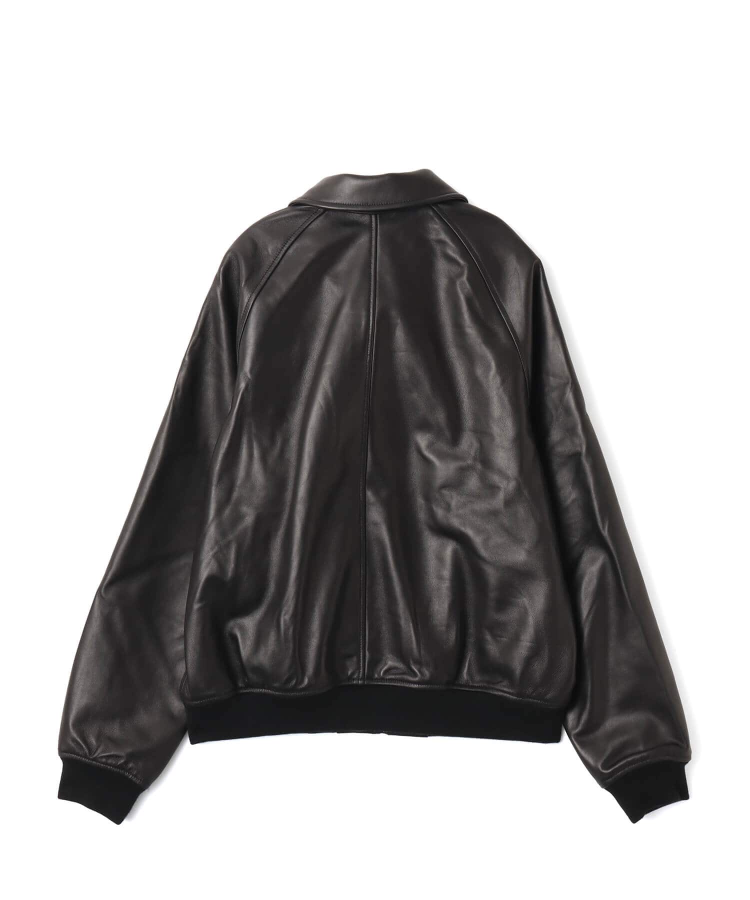 atmos Sheep Leather Jacket BLACKの画像
