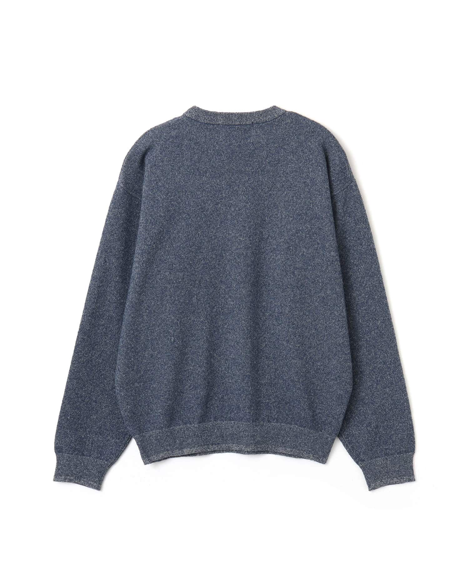 atmos Loop Plating Sweater NAVYの画像