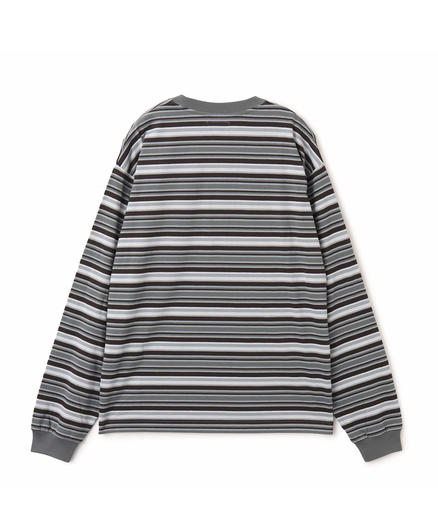 atmos Retro Colorway Border LS T-shirt BLACKの画像