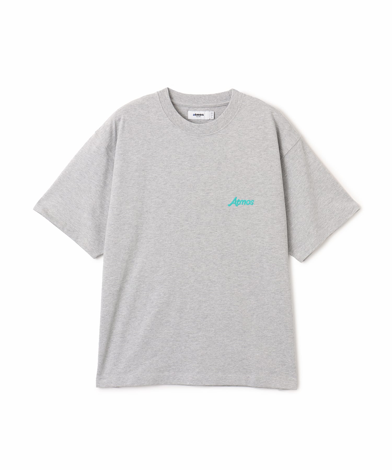 atmos Puff Logo Print T-shirt GRAYの画像