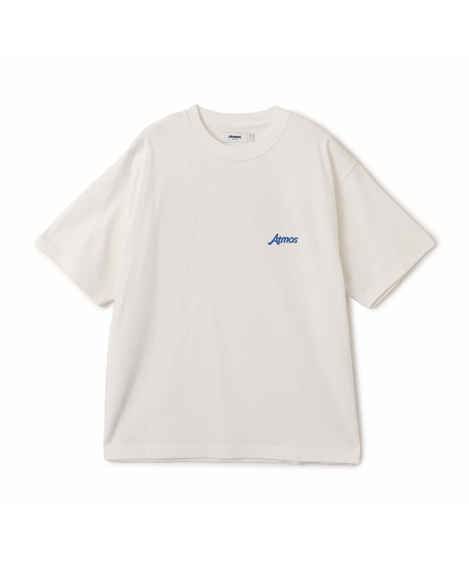 atmos Puff Logo Print T-shirt WHITEの画像