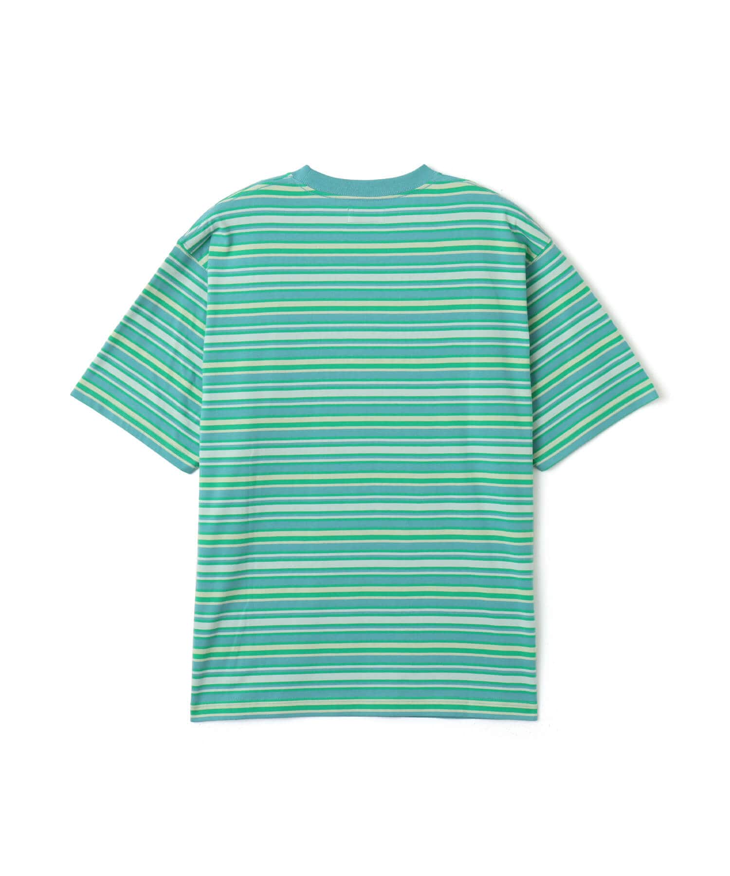 atmos Retro Colorway Border SS T-shirt GREENの画像
