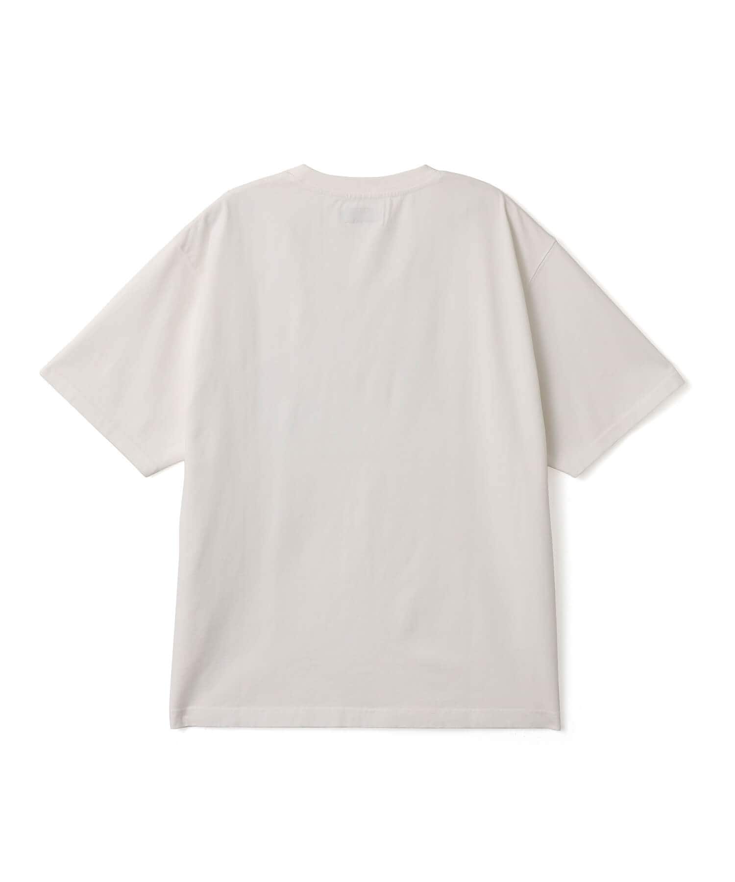 atmos Denim Logo T-shirt WHITEの画像