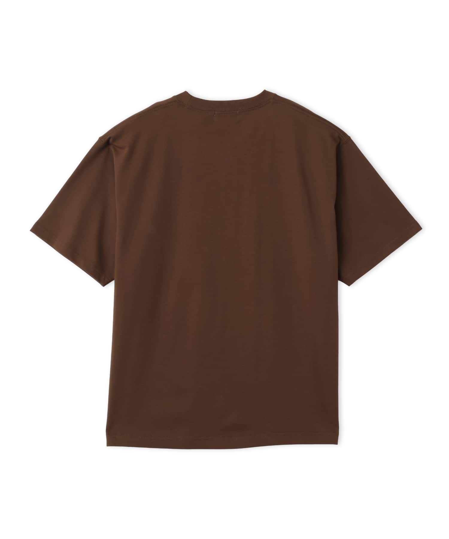 atmos Patch Logo T-Shirt BROWNの画像