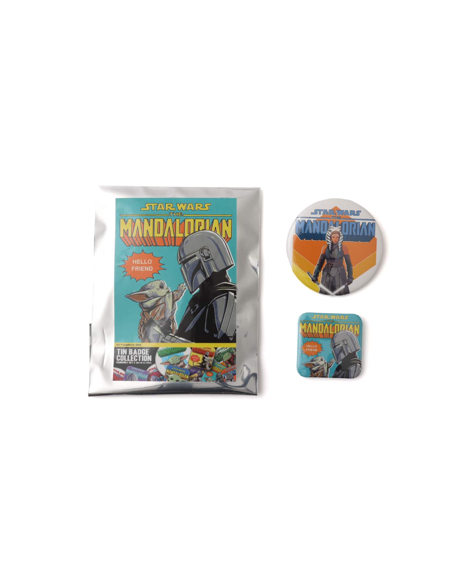 atmos x MANDALORIAN Tin Badge Blind Package MULTIの画像
