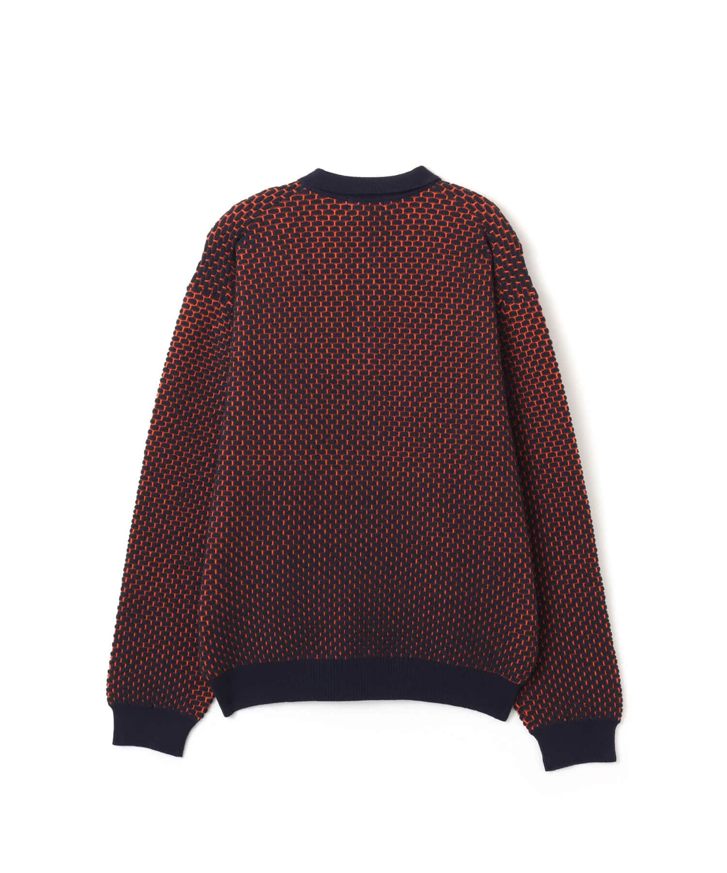 atmos Links Jacquard Polo Shirt ORANGEの画像