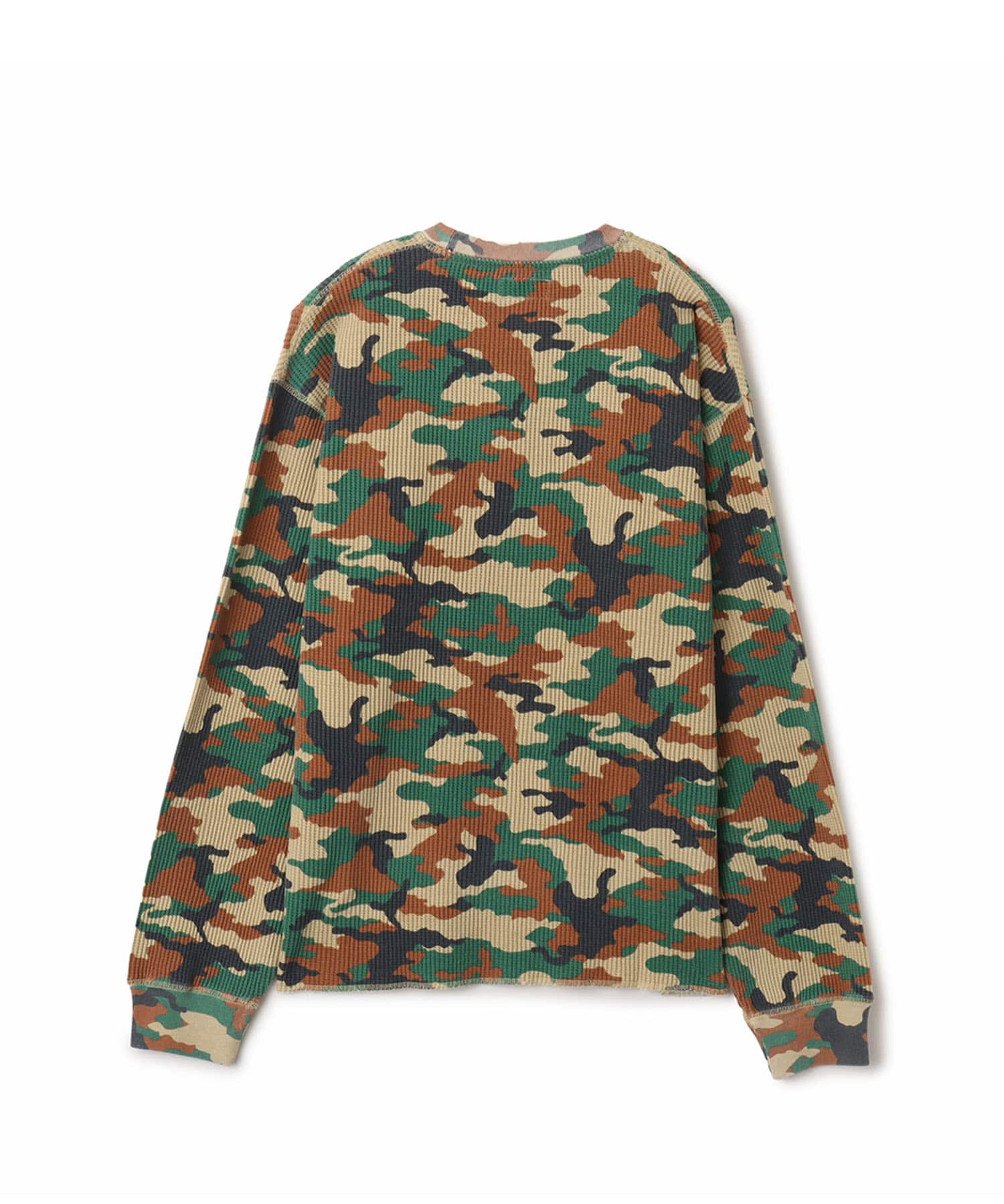 atmos Waffle LS T-shirt CAMOUFLAGEの画像