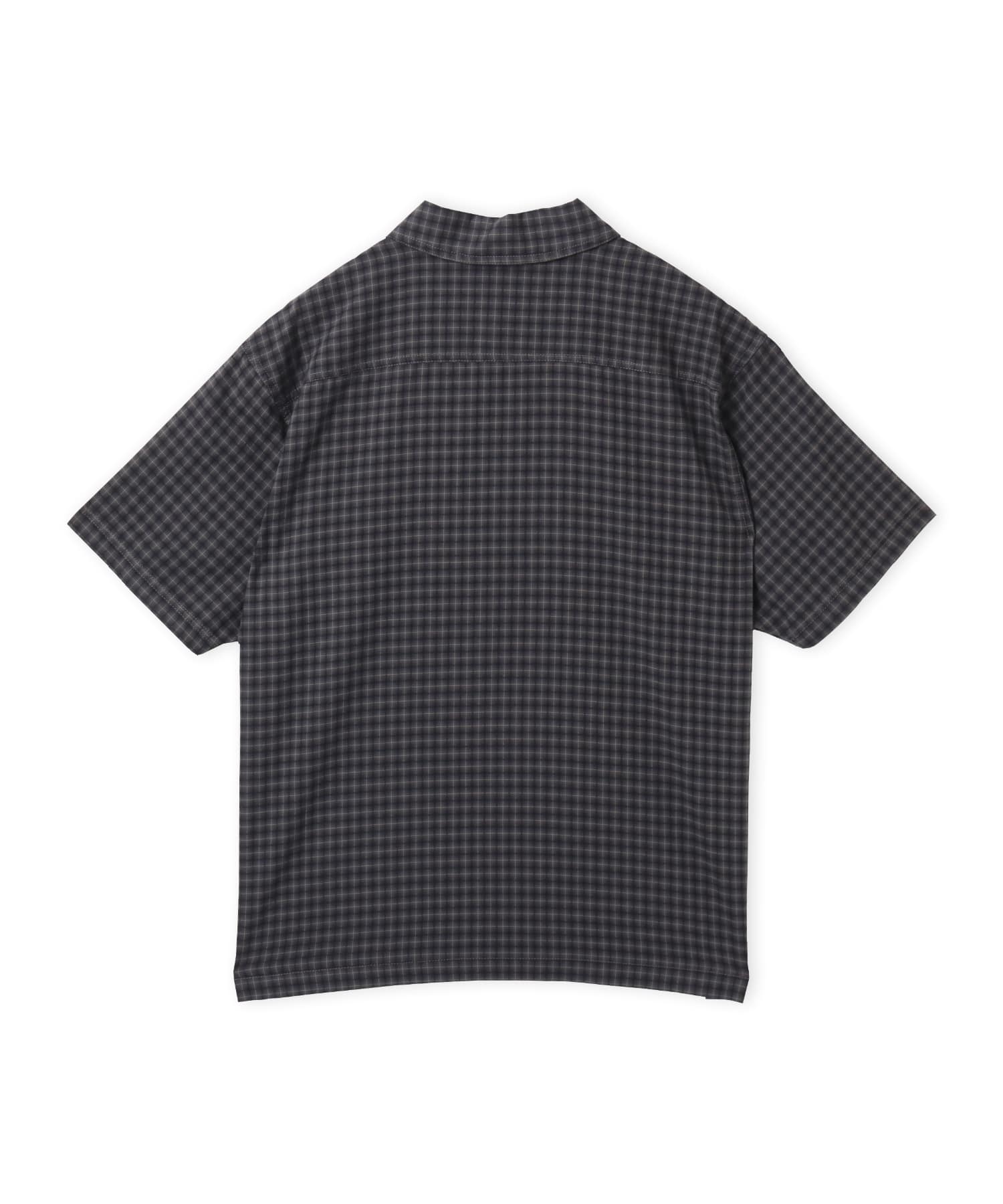 atmos Cotton Dobby Check Shirt BLACKの画像